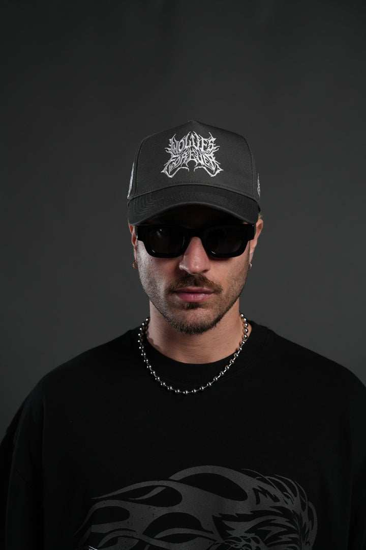 Sheer Loyalty 5 Panel Hat in Wolf Gray