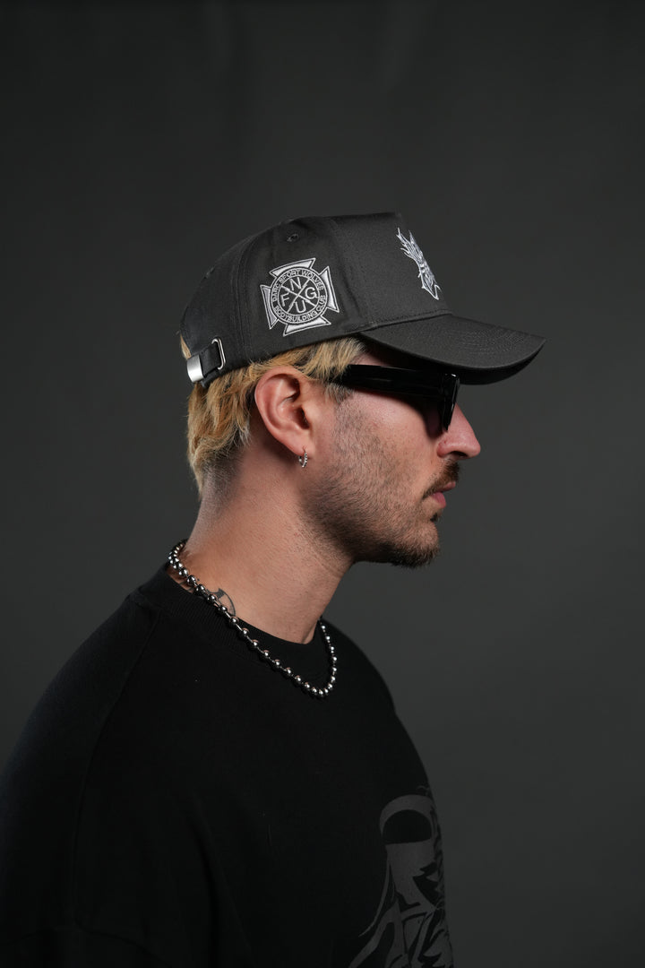 Sheer Loyalty 5 Panel Hat in Wolf Gray