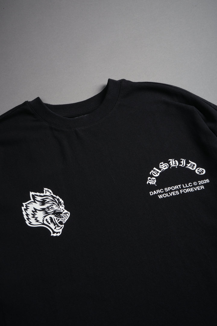 Shutendoji Premium Oversized Tee in Black
