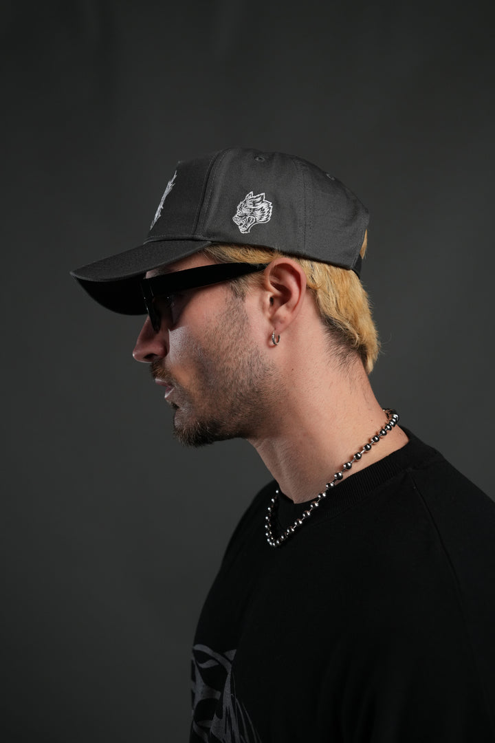 Sheer Loyalty 5 Panel Hat in Wolf Gray