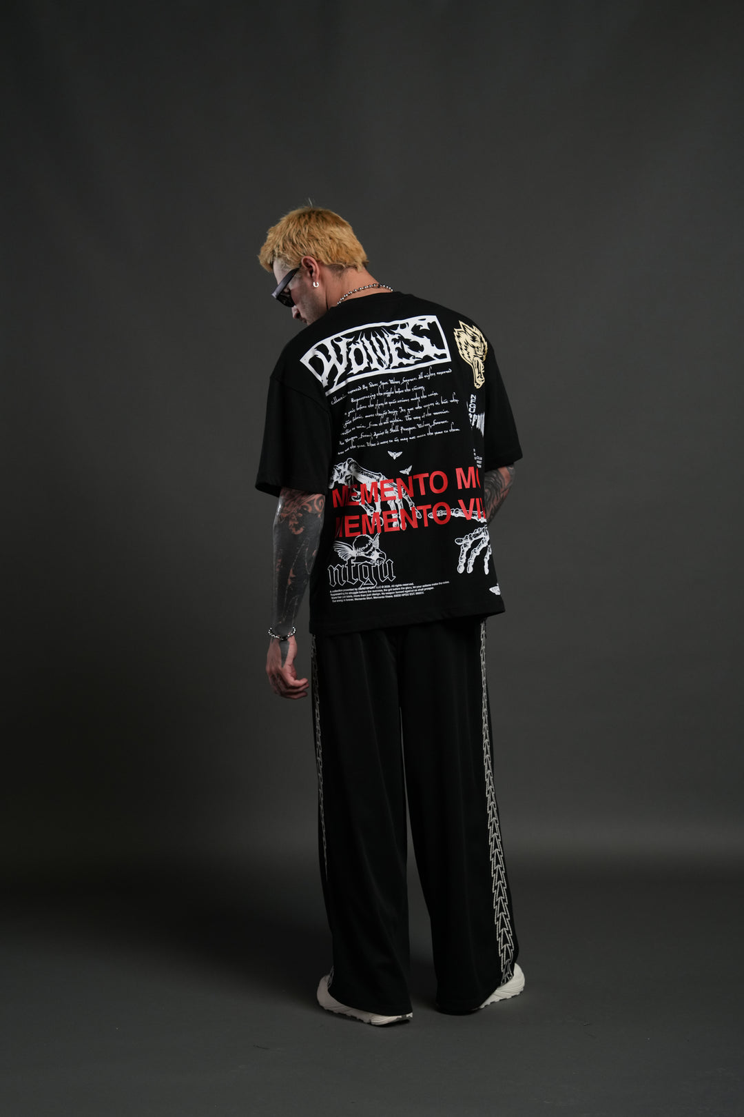 Create V2 "Premium" Oversized Tee in Black