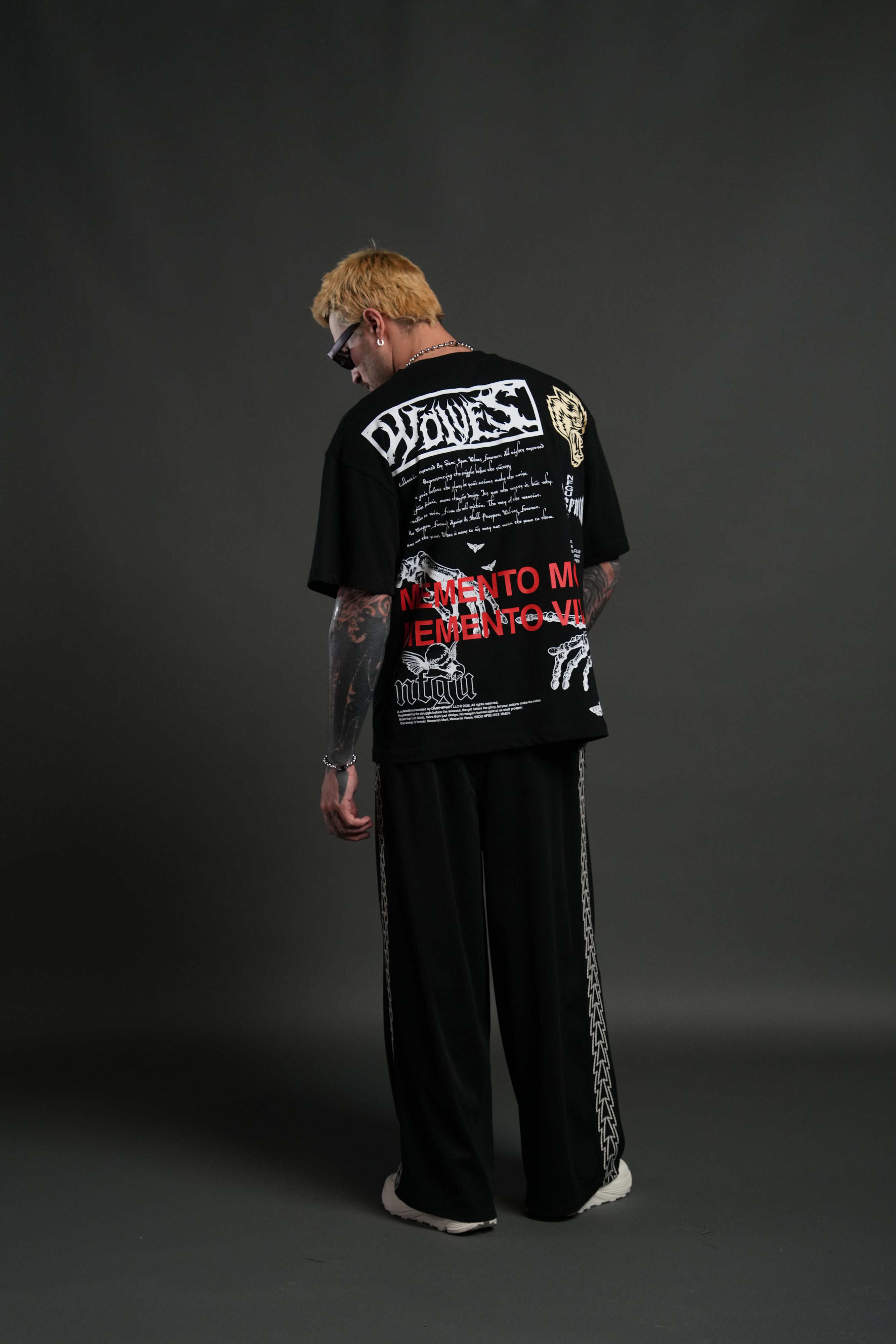 Create V2 "Premium" Oversized Tee in Black