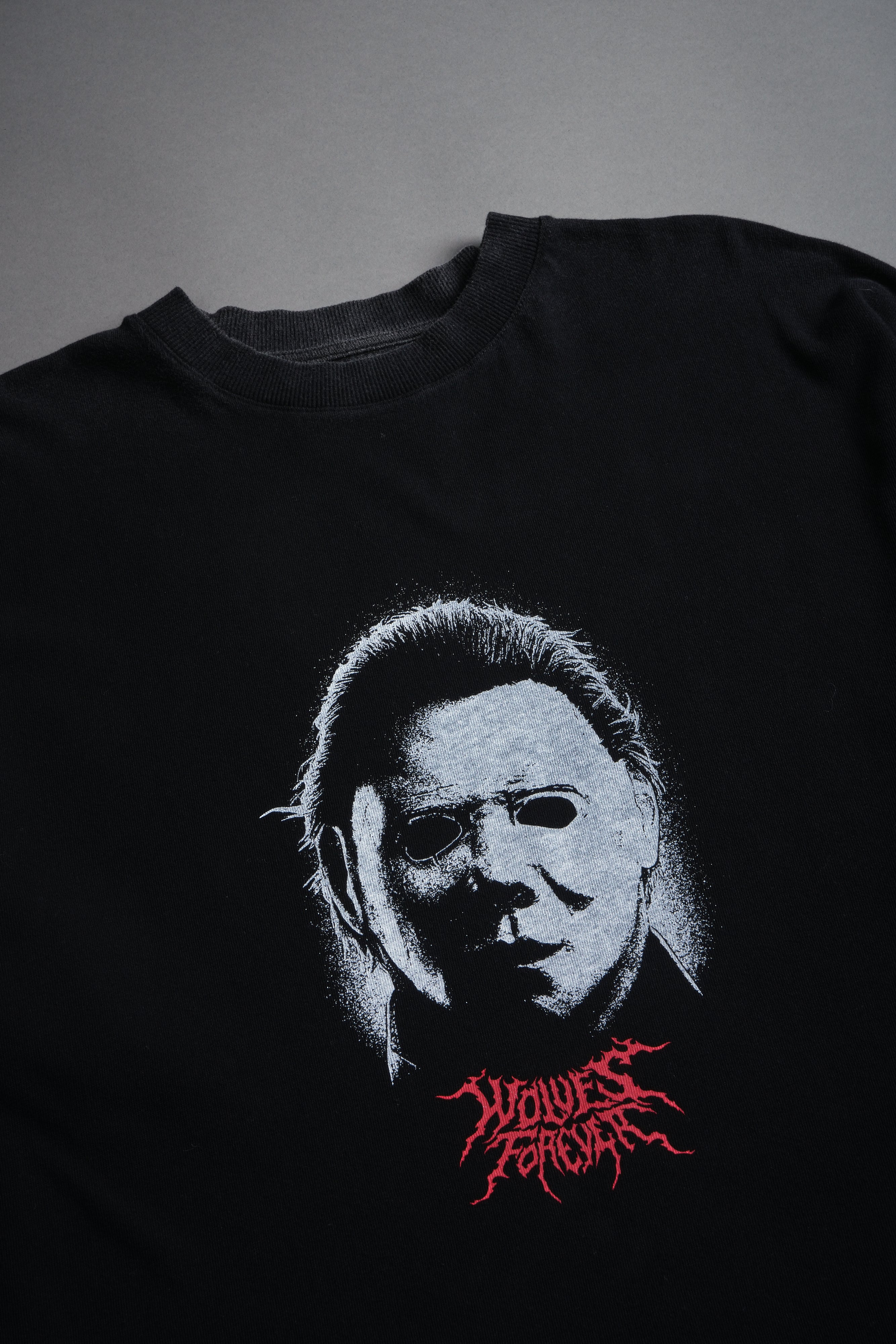 Watch Your Back "Premium" Oversized Tee in Black