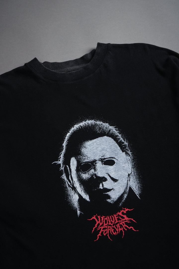 Watch Your Back "Premium" Oversized Tee in Black