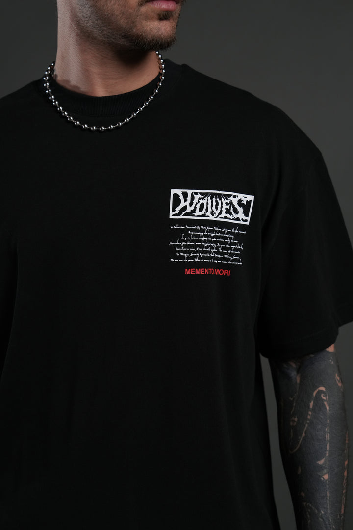 Create V2 "Premium" Oversized Tee in Black