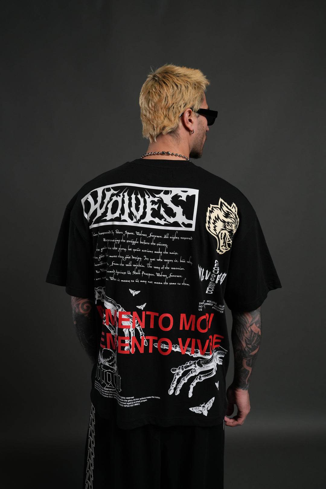 Create V2 "Premium" Oversized Tee in Black