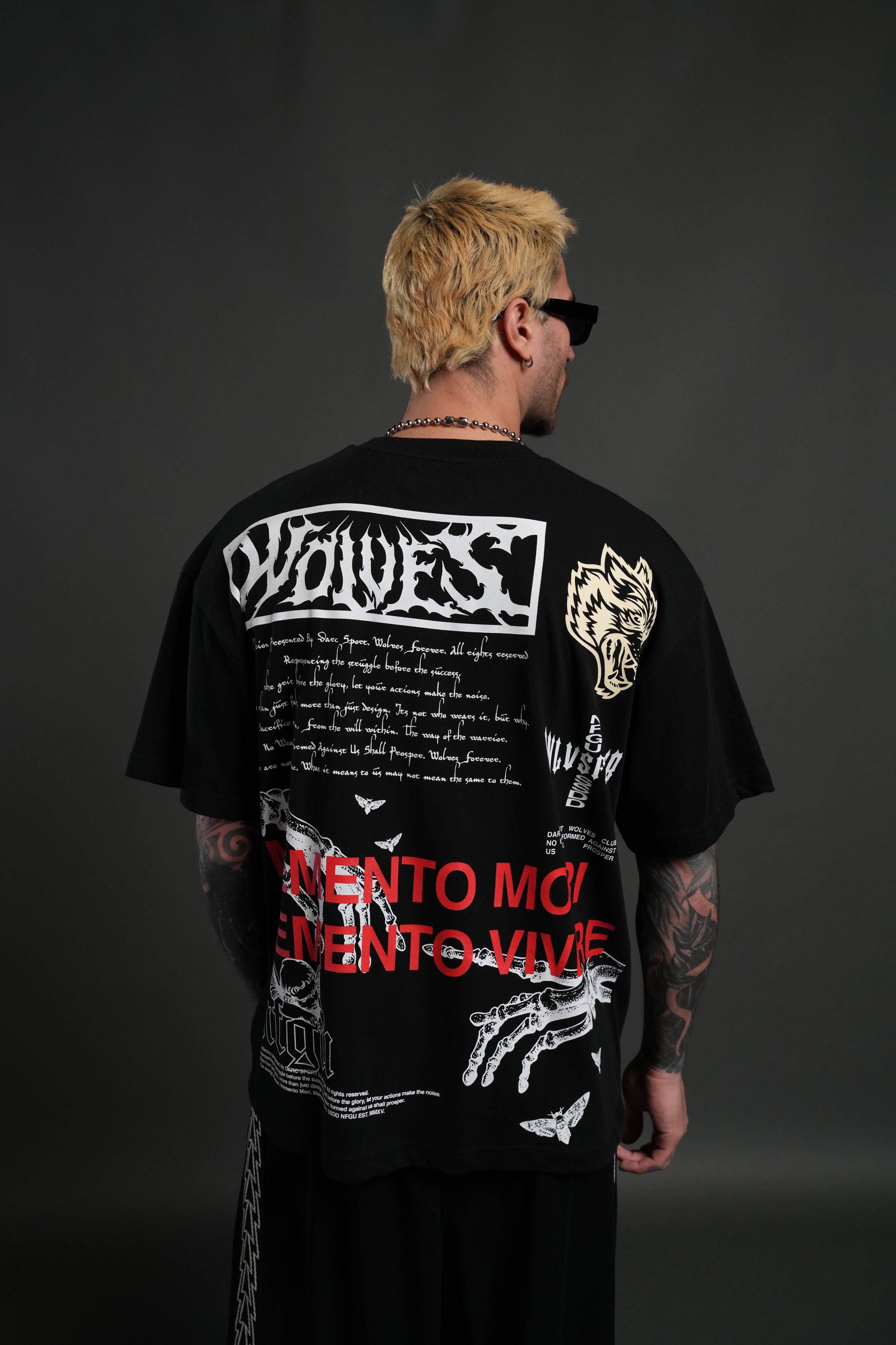 Create V2 "Premium" Oversized Tee in Black