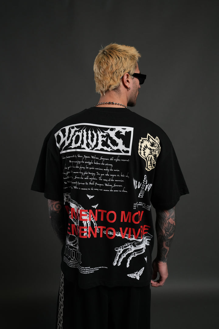 Create V2 "Premium" Oversized Tee in Black