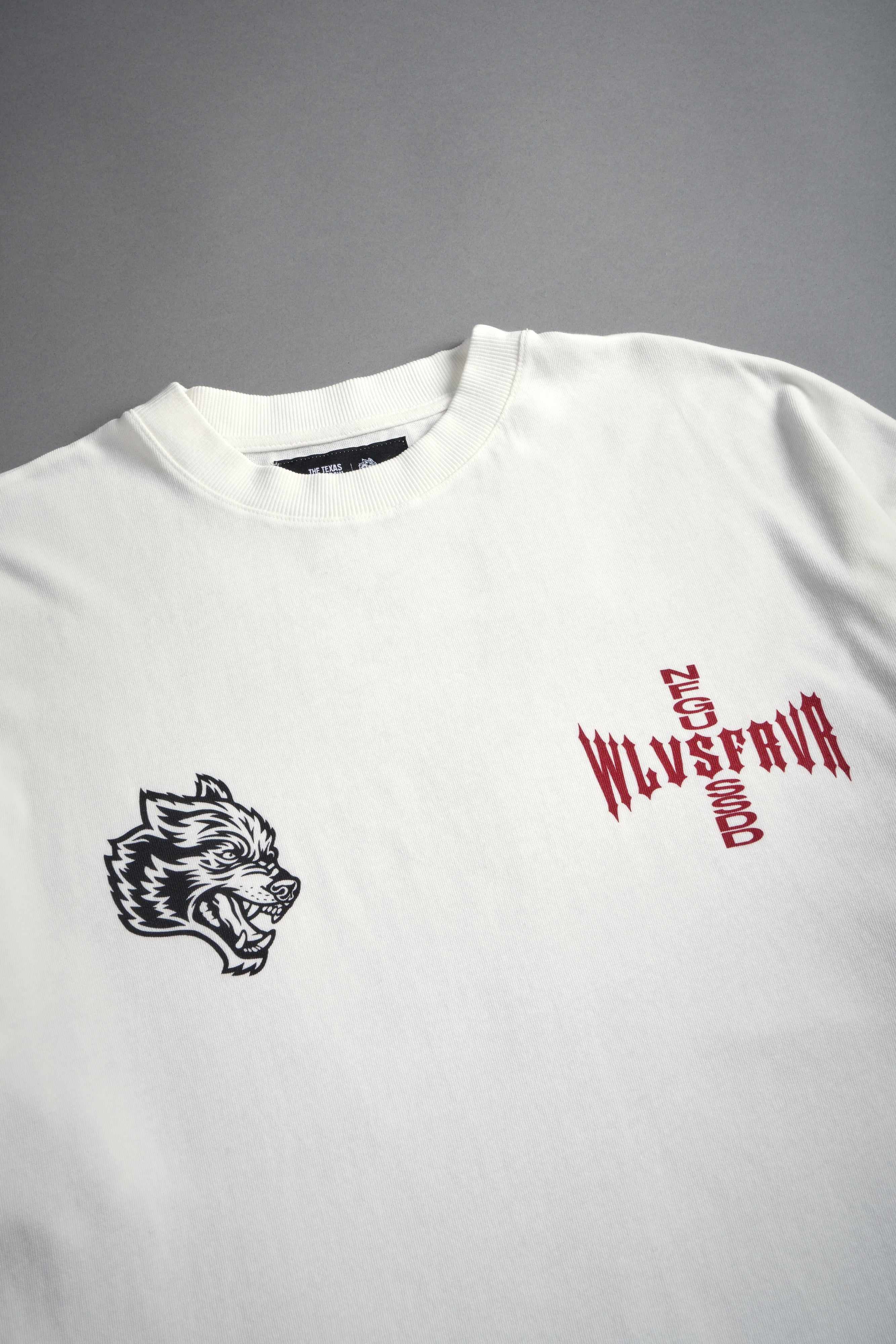 Born Darc "Premium" Oversized Tee in Cream