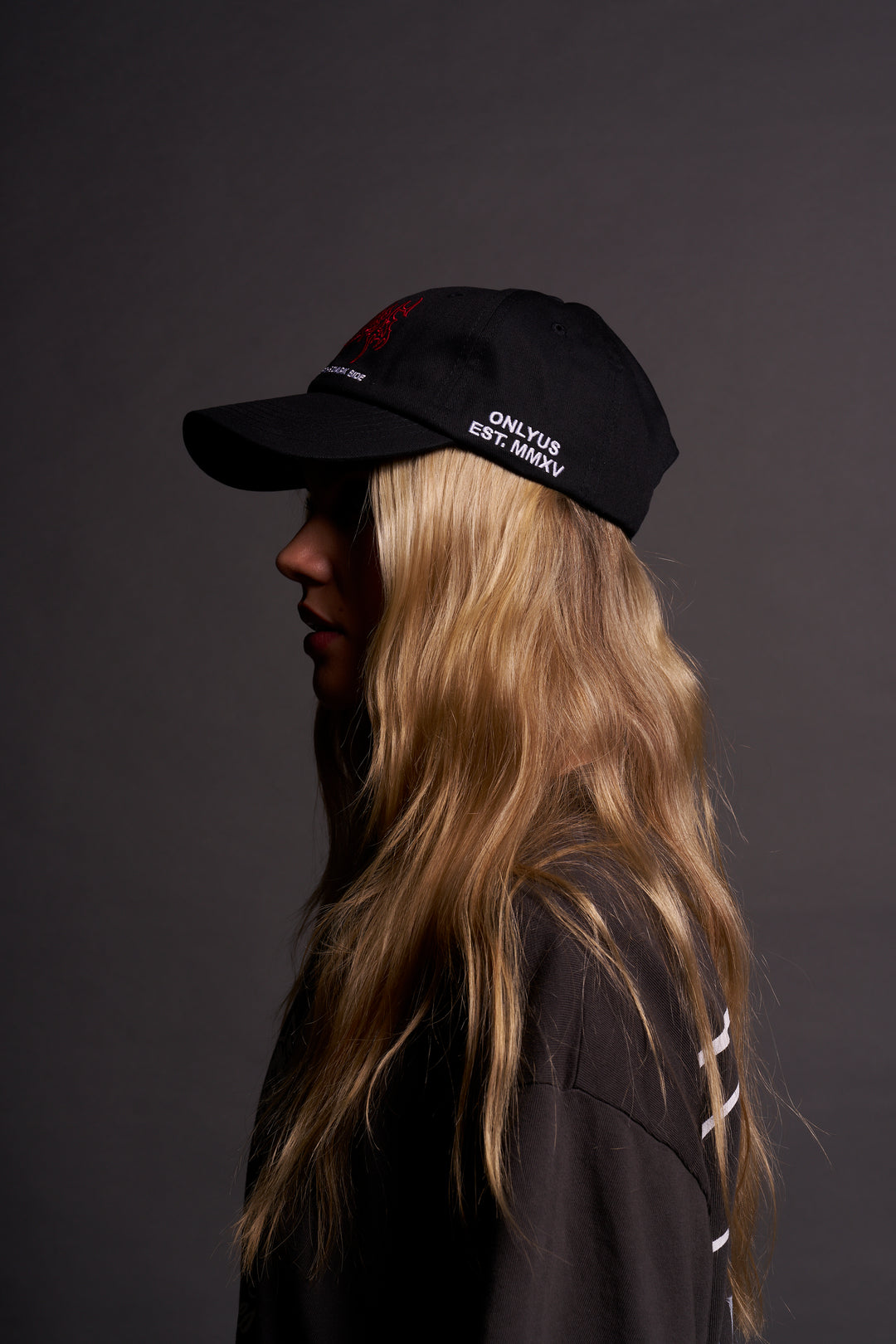 Dark Side Dad Hat V2 in Black