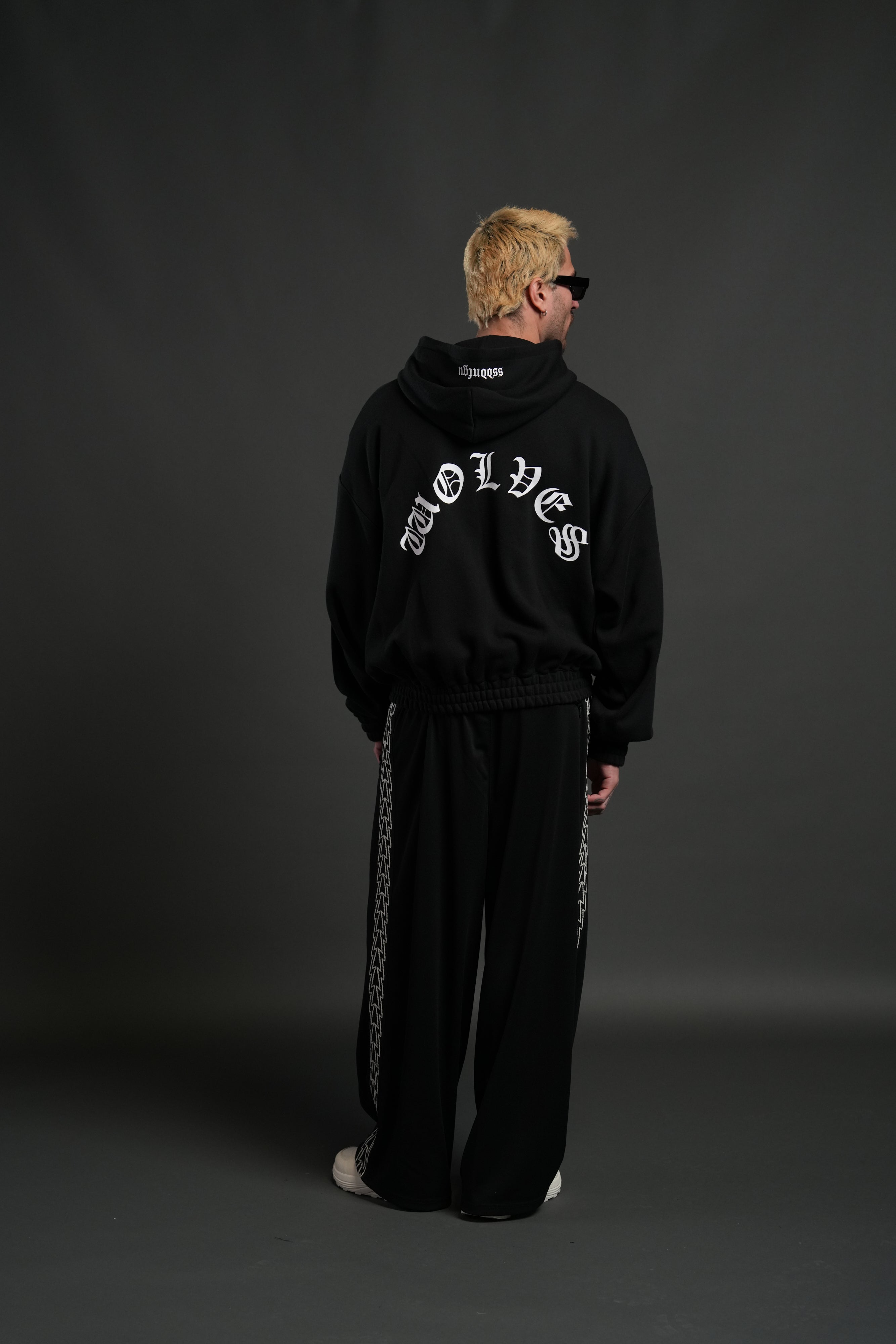 Darc Angel "Chambers" Zip Hoodie in Black