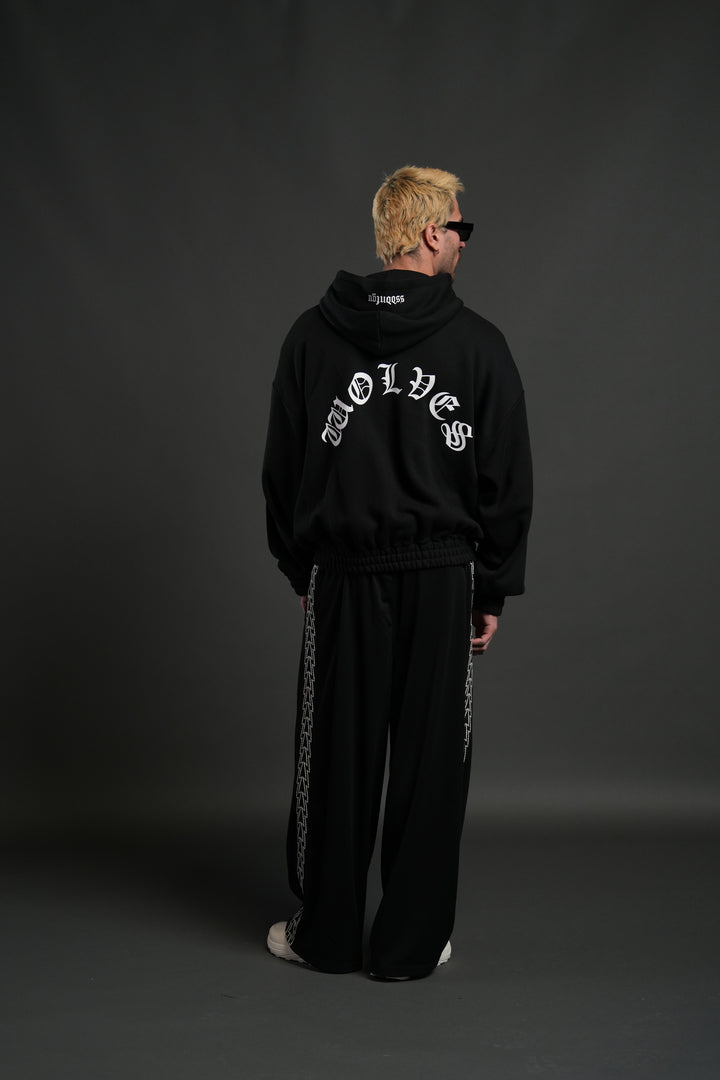 Darc Angel "Chambers" Zip Hoodie in Black