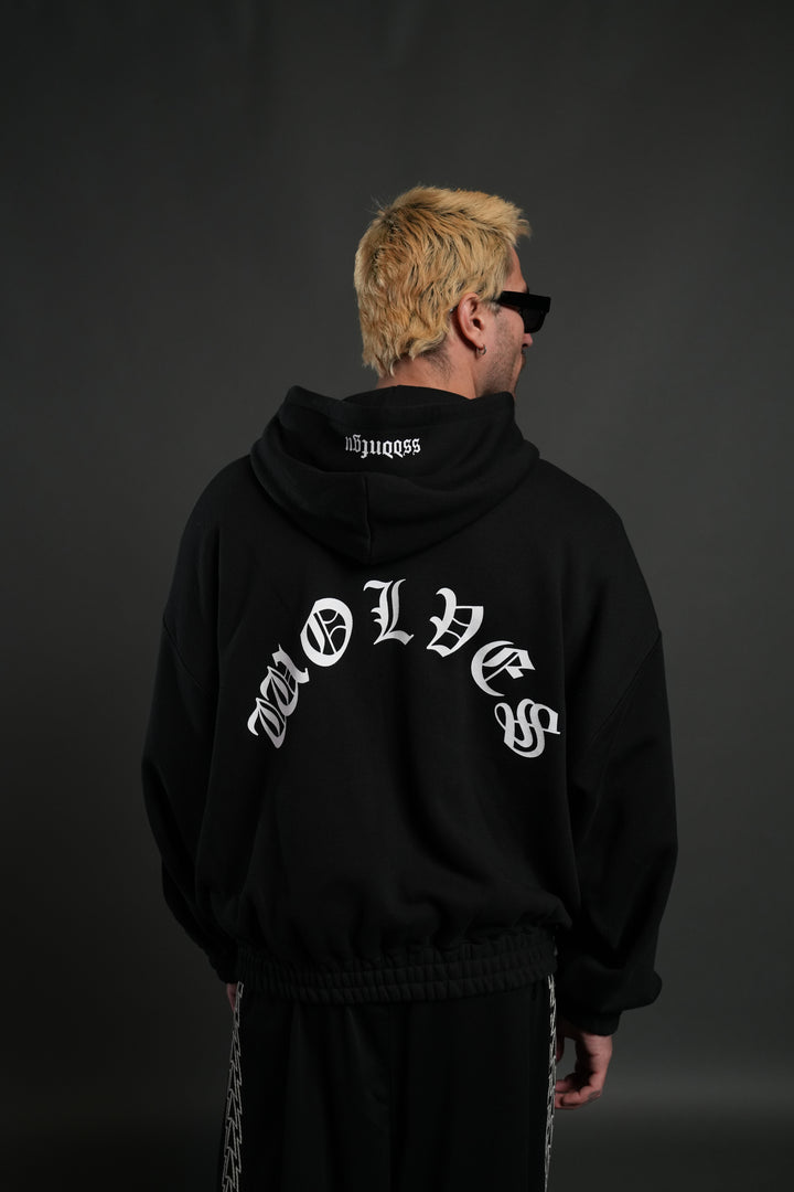 Darc Angel "Chambers" Zip Hoodie in Black