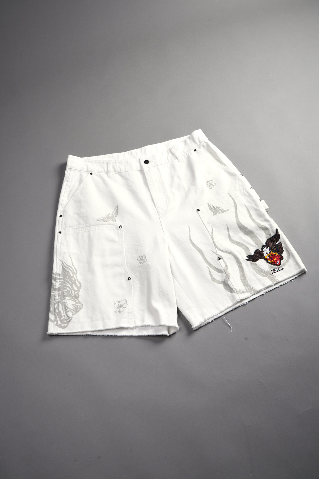 The Eagle & The Oni Hoffa Shorts in Cream