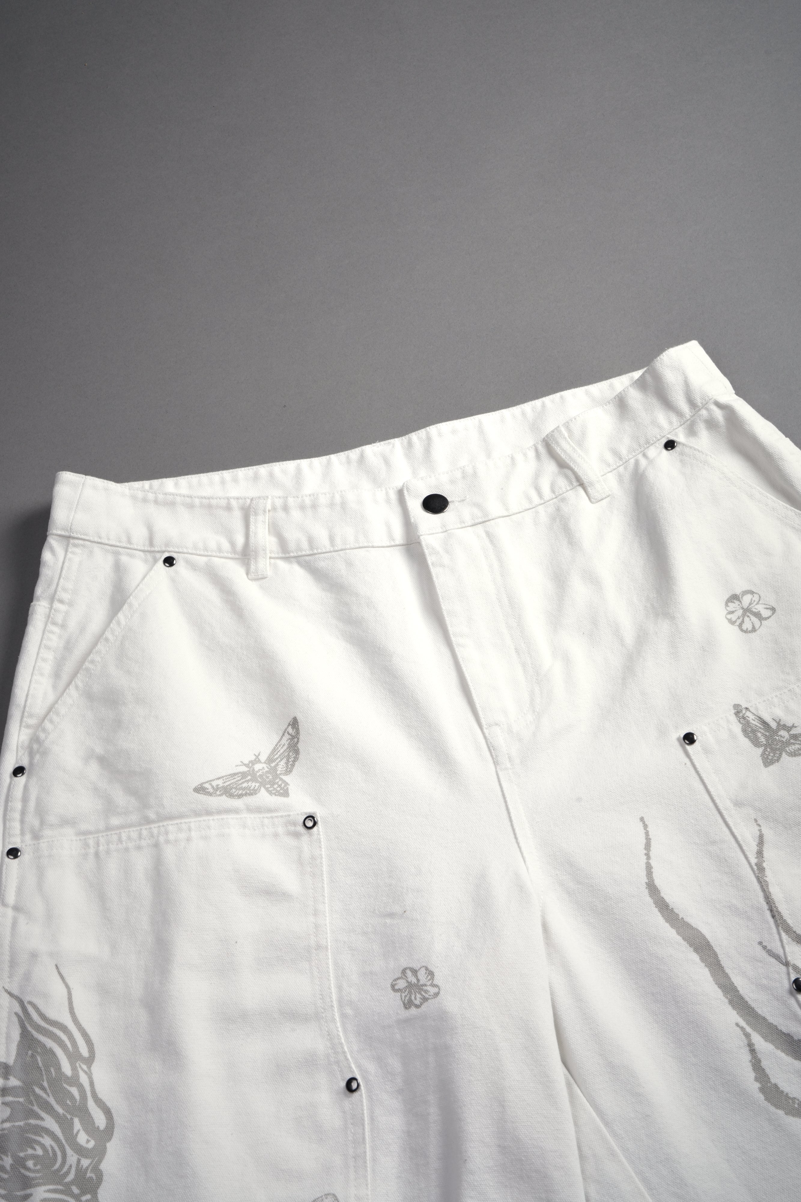 The Eagle & The Oni Hoffa Shorts in Cream