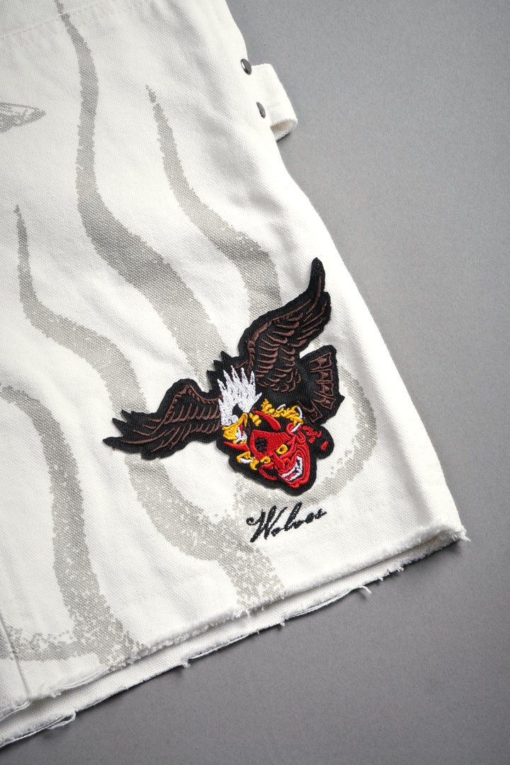 The Eagle & The Oni Hoffa Shorts in Cream