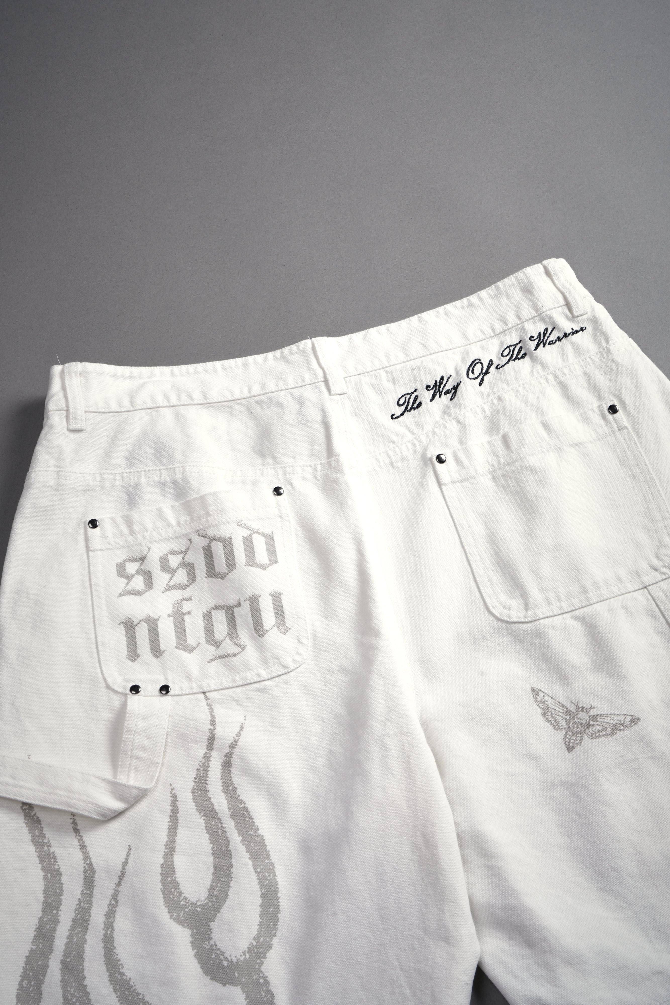 The Eagle & The Oni Hoffa Shorts in Cream