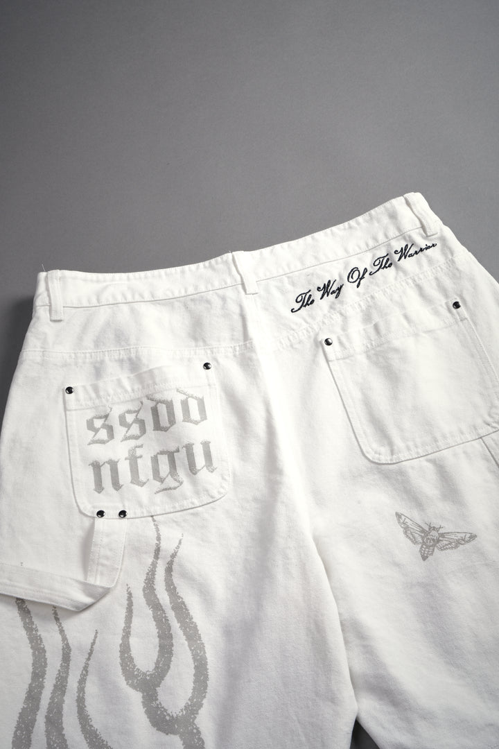 The Eagle & The Oni Hoffa Shorts in Cream