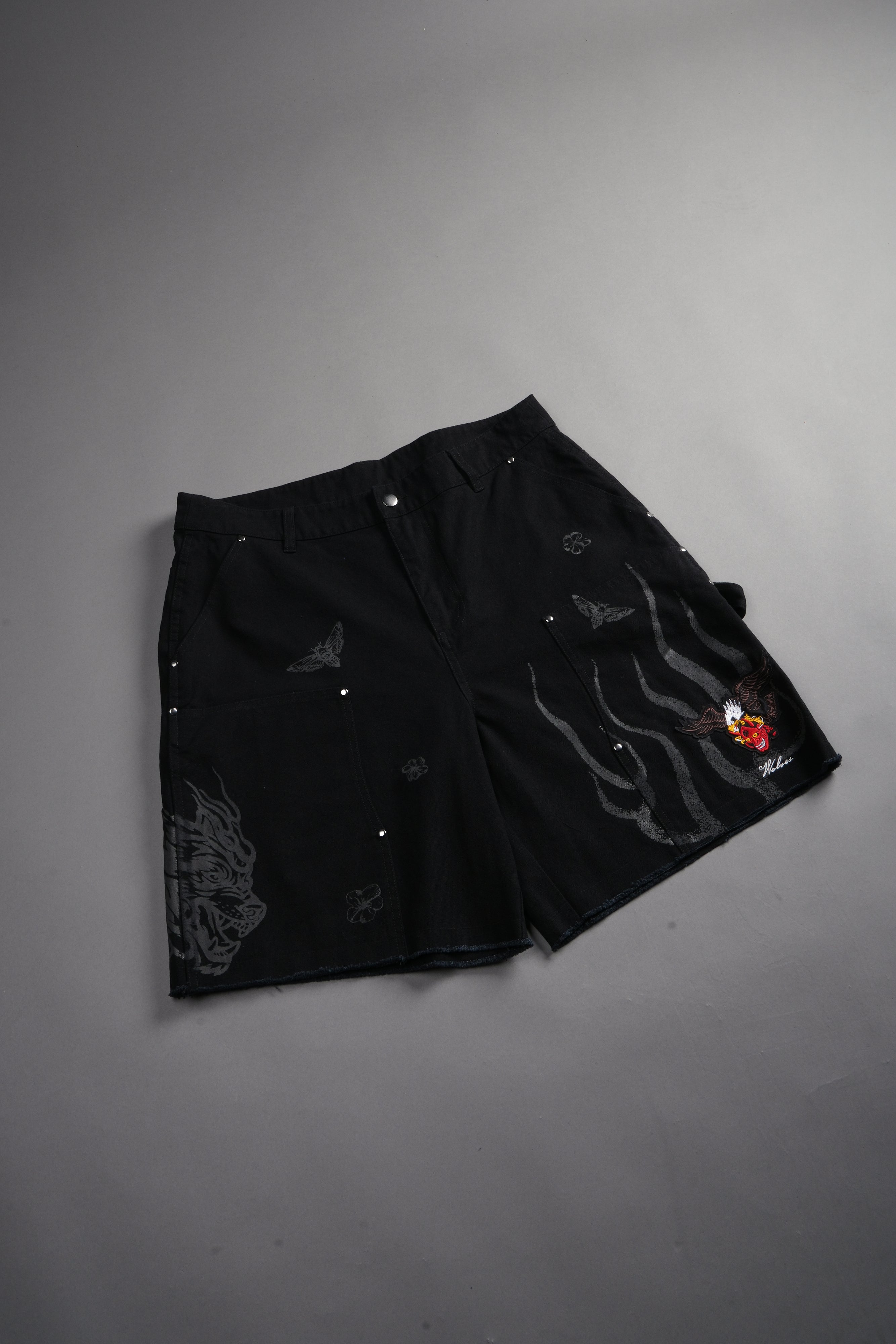 The Eagle & The Oni Hoffa Shorts in Black