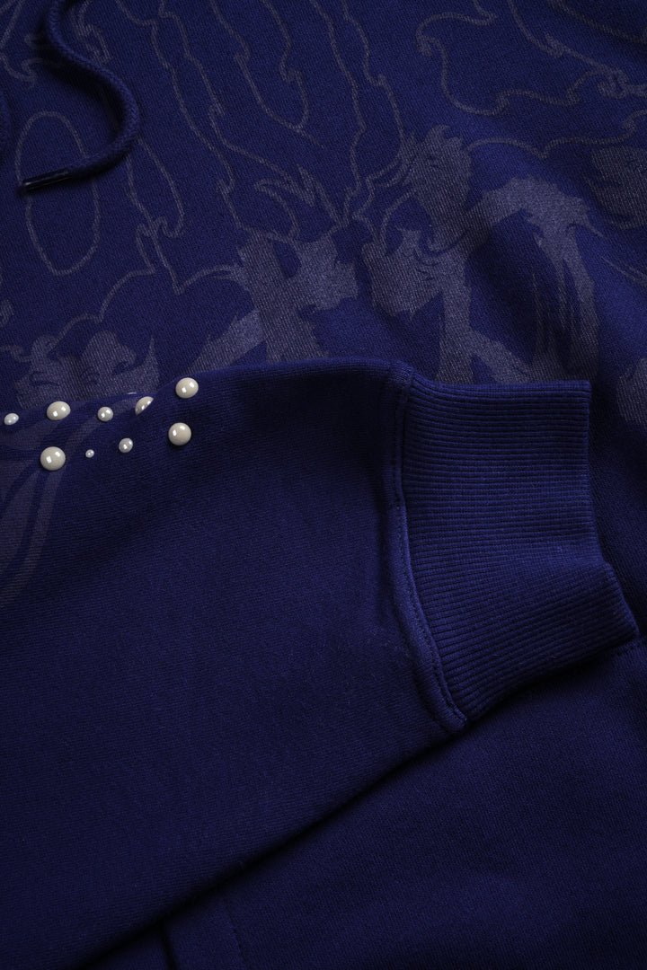 Okami Forever Bishop Hoodie in Royal Navy