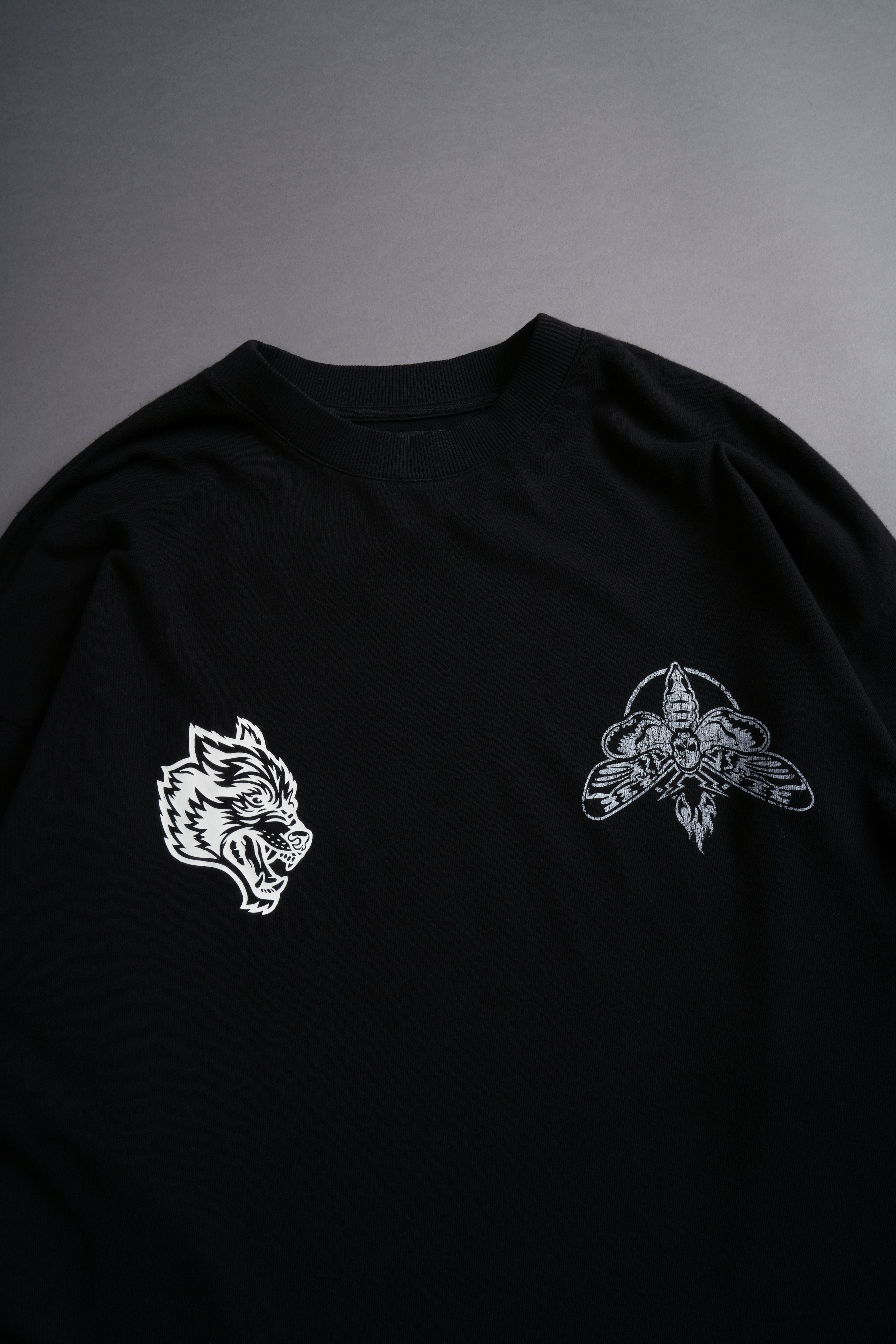 Moth Forever "Premium" Oversized Tee in Black