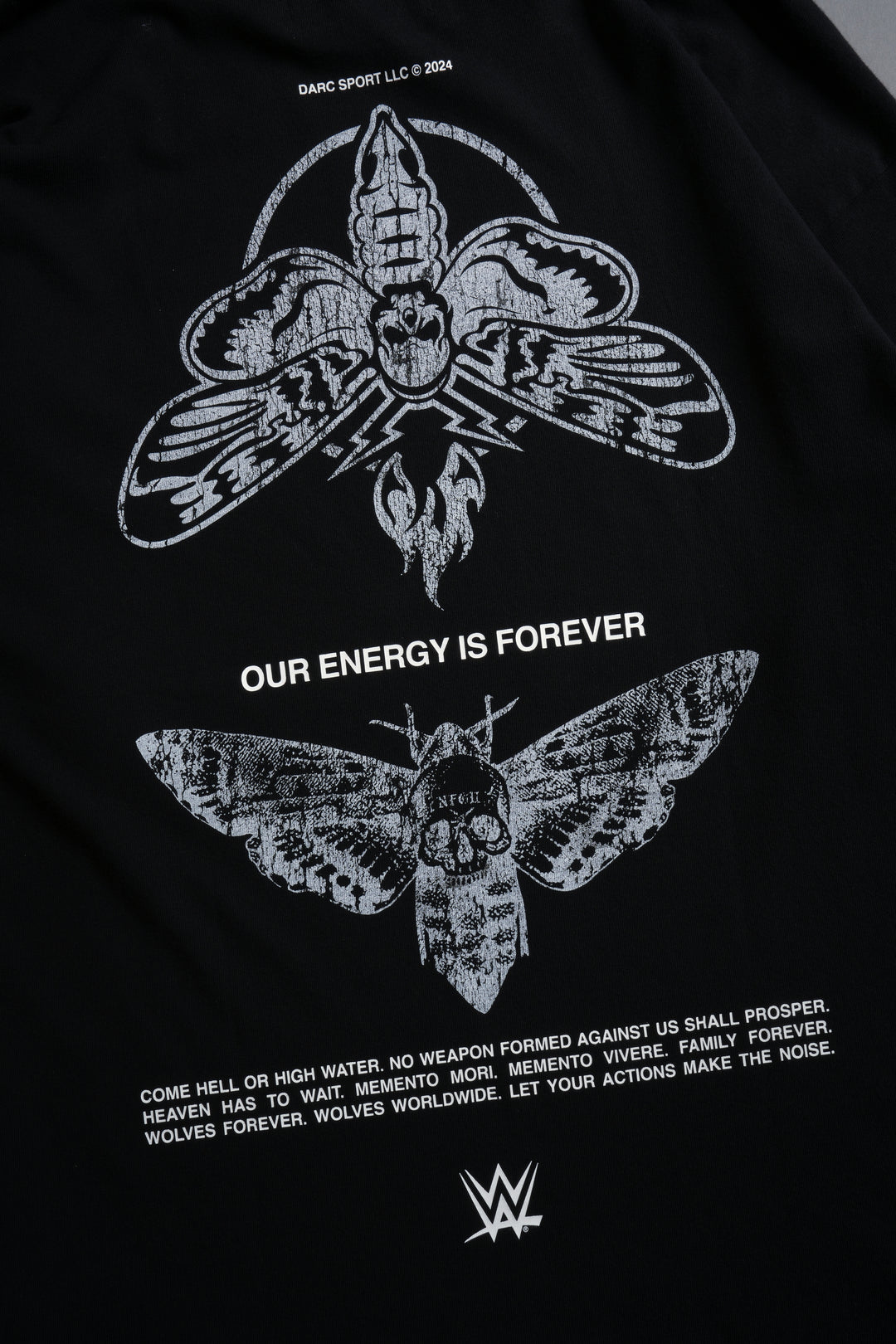 Moth Forever "Premium" Oversized Tee in Black