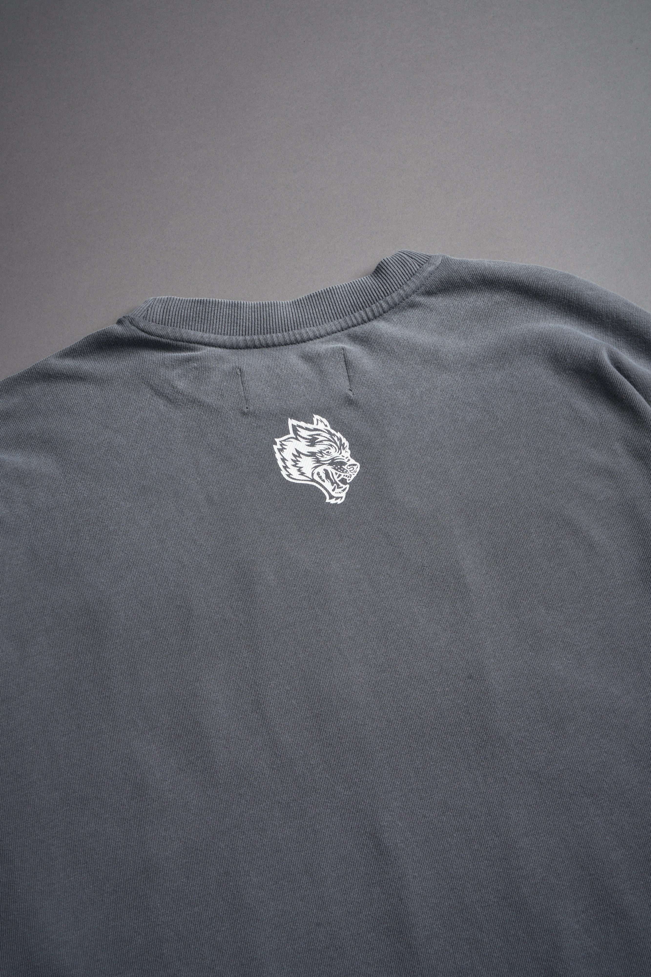 Ssddnfgu Bushido Premium Oversized Tee in Slate Gray