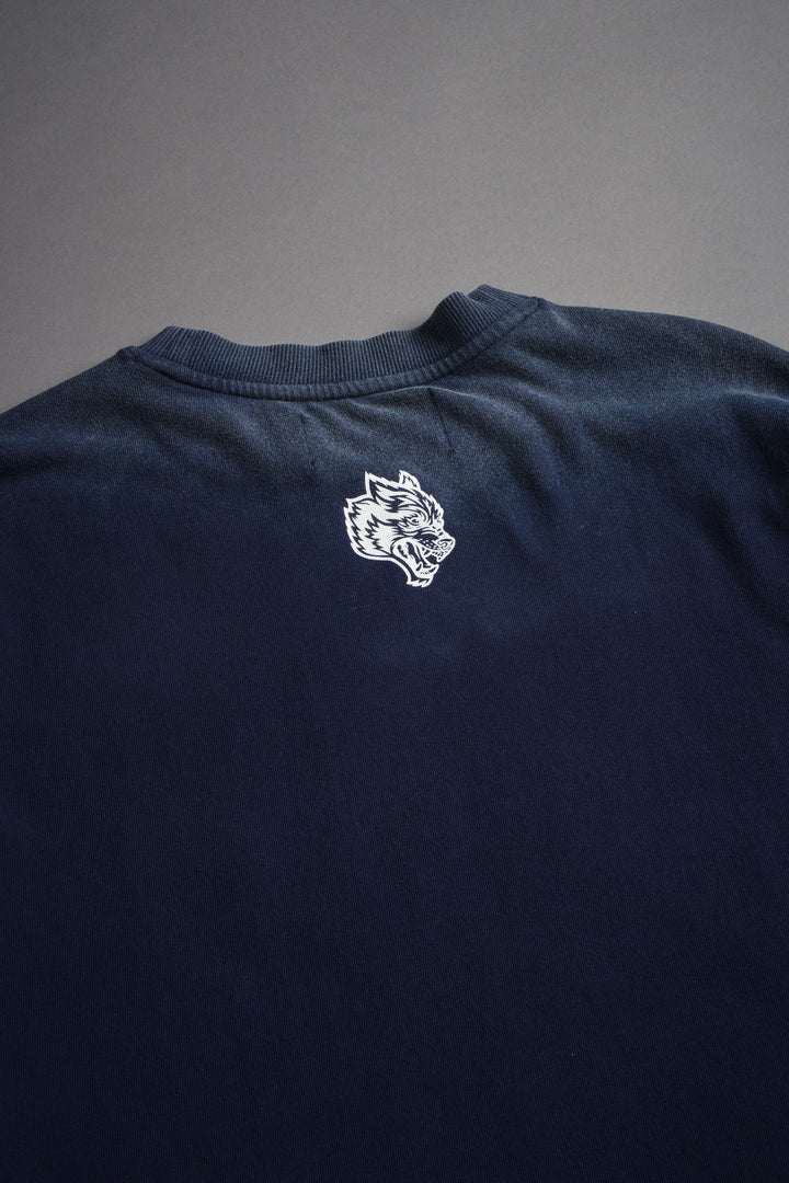Ssddnfgu Bushido Premium Oversized Tee in Navy