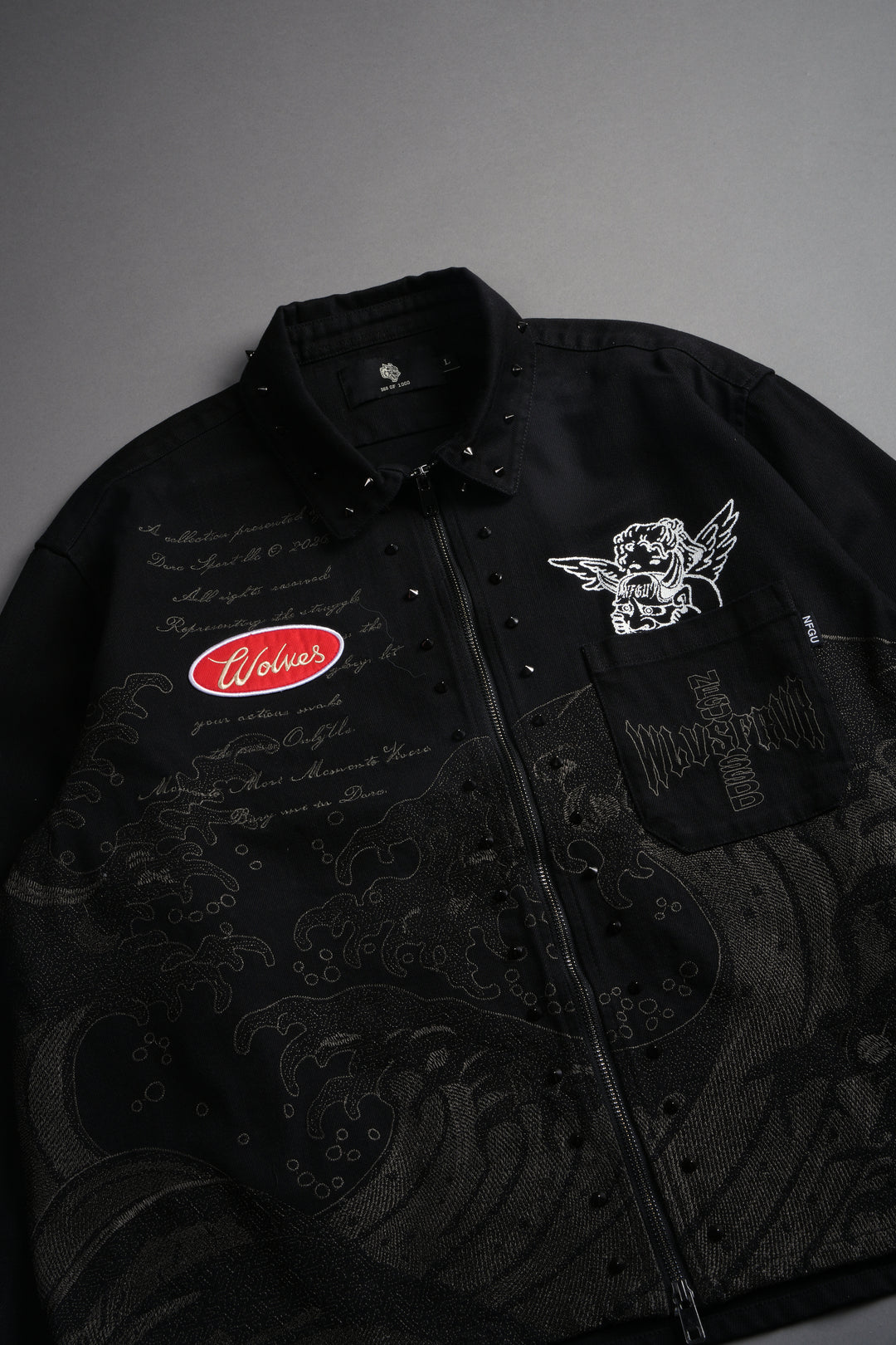 Great Wave Ls Vince Shirt in Black