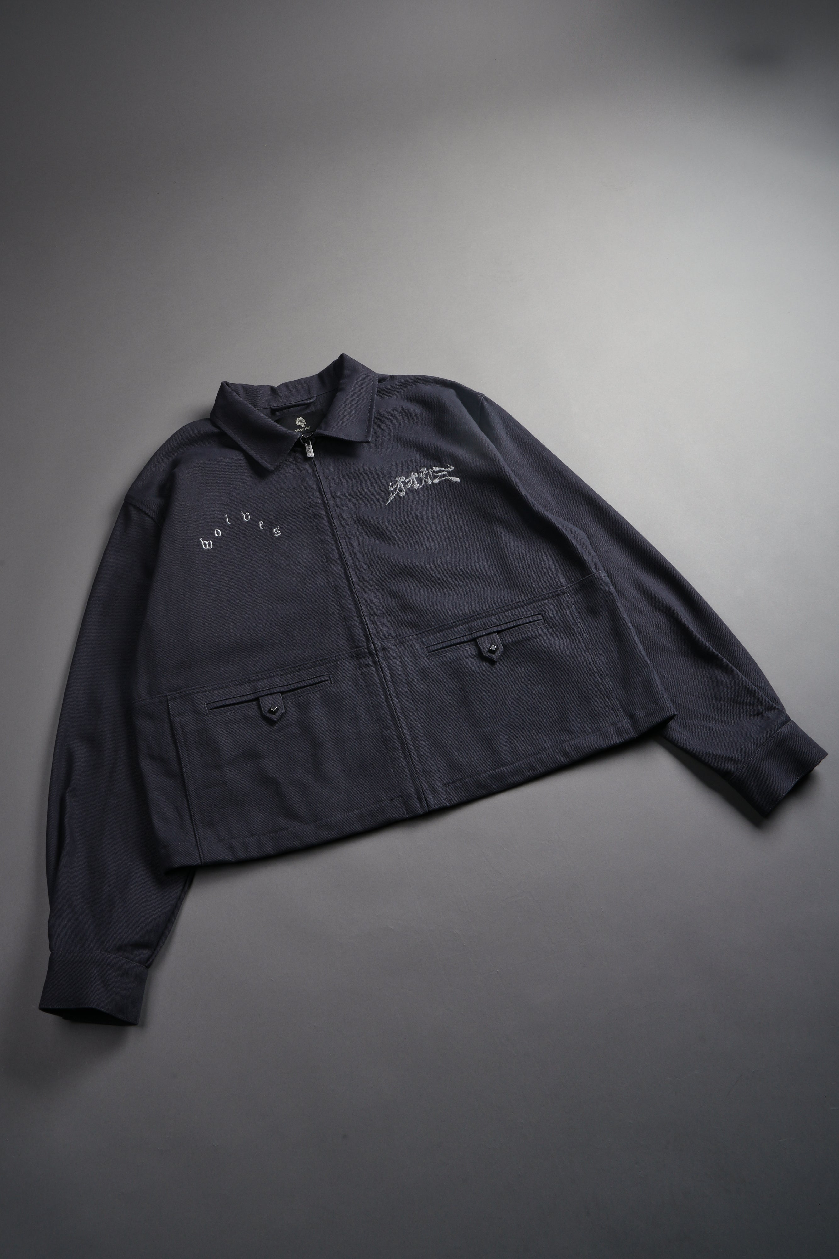 Oni-Genba Redford Shirt Jacket in Washed Navy