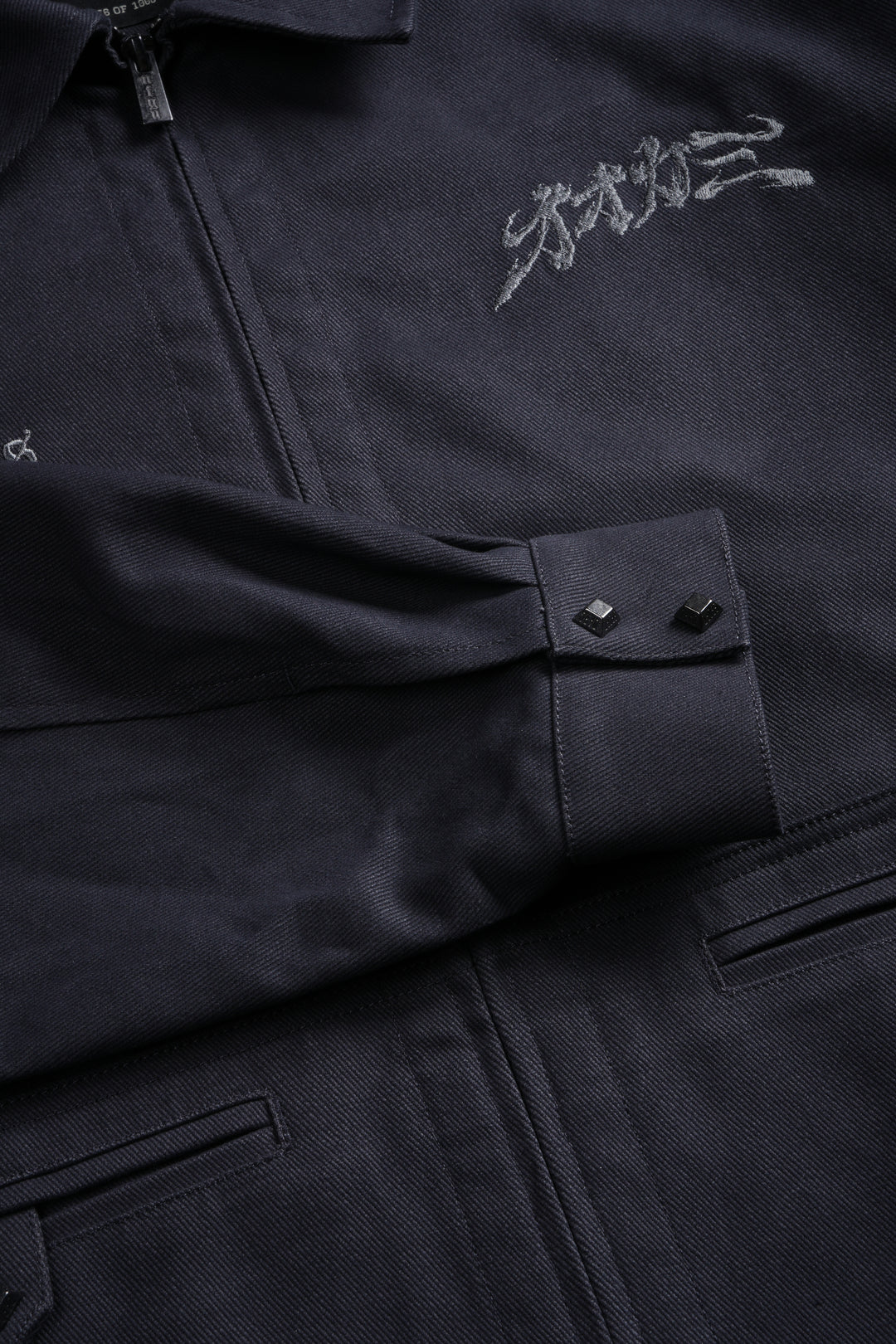 Oni-Genba Redford Shirt Jacket in Washed Navy