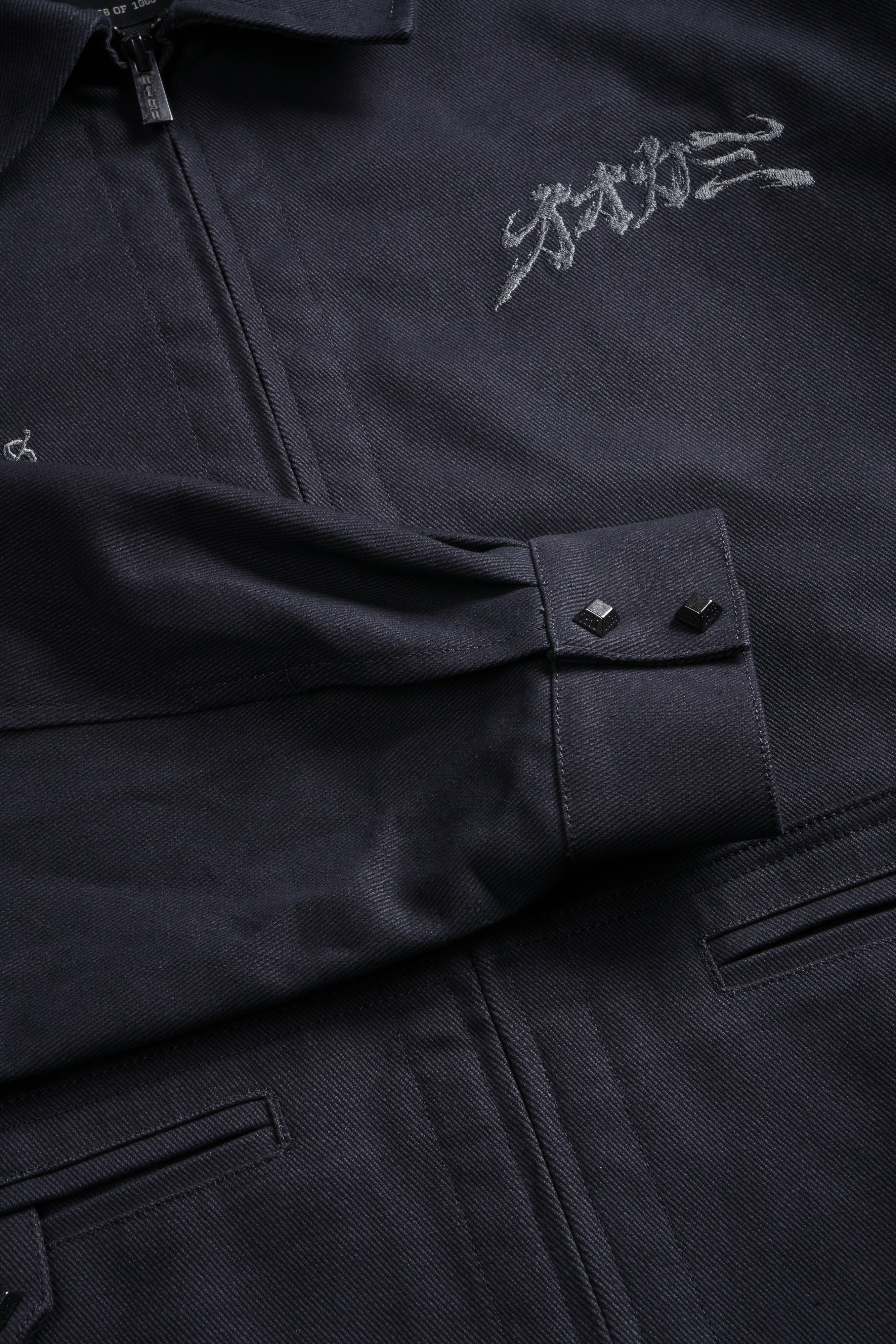 Oni-Genba Redford Shirt Jacket in Washed Navy