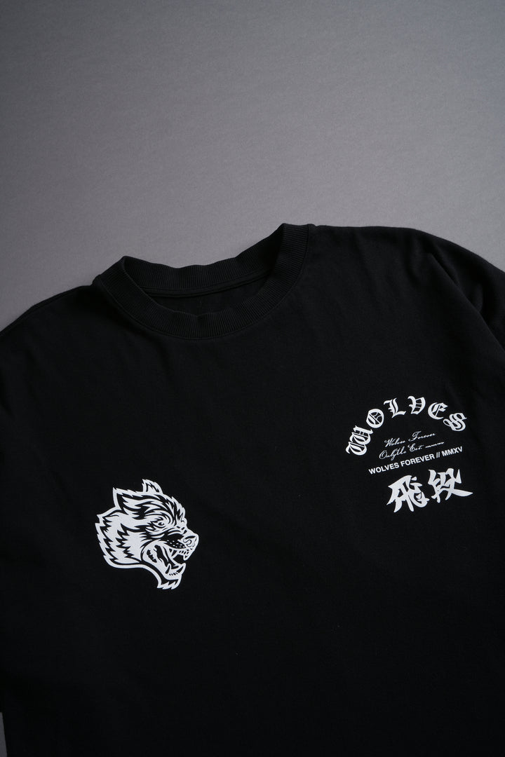 Hidan Akatsuki "Side By Side" Oversized Tee in Black