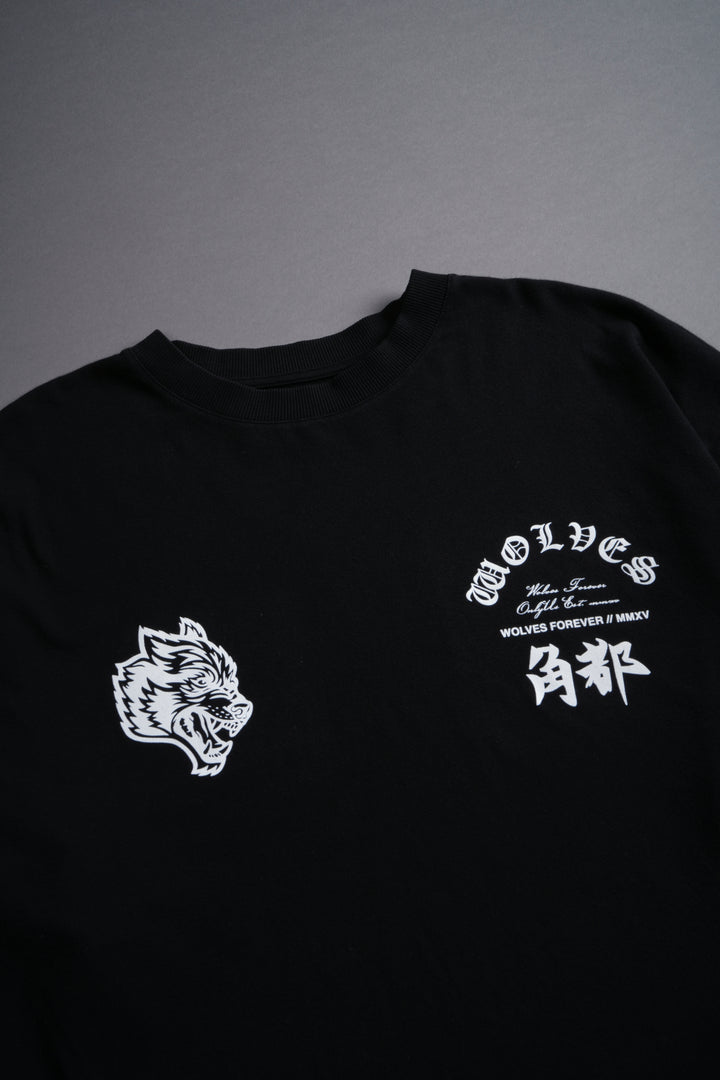 Kakuzu Akatsuki "Side By Side" Oversized Tee in Black