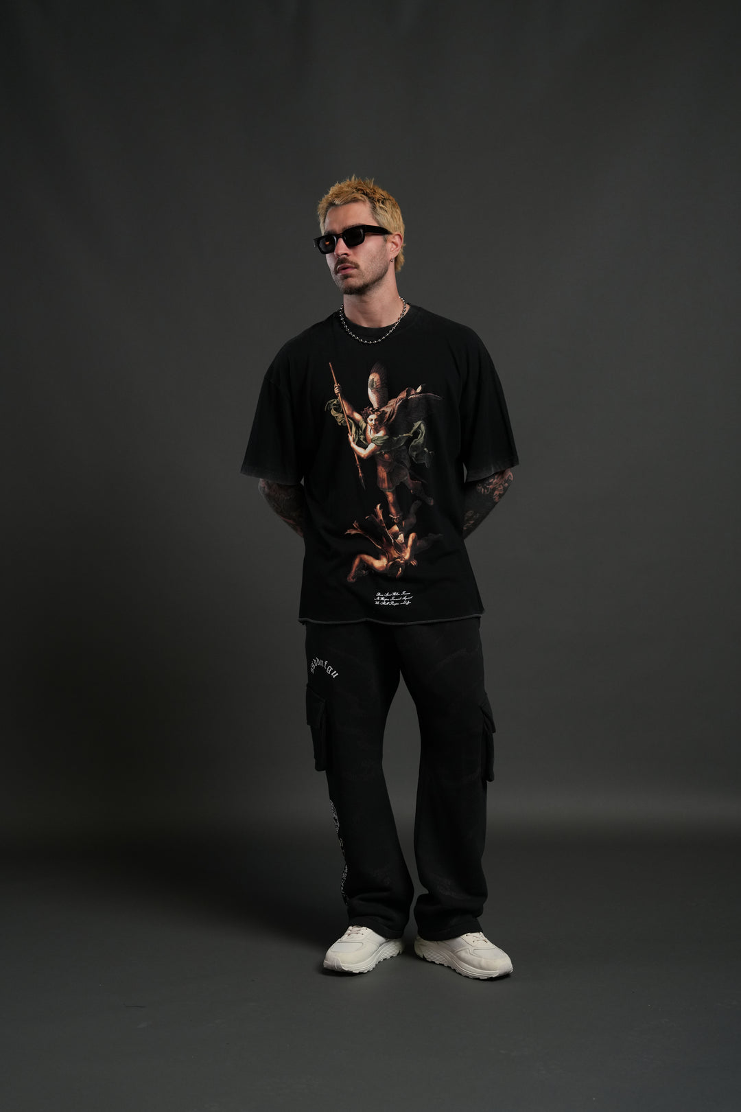 Darc Inferno Bigelow Cargo Sweat Pants in Black