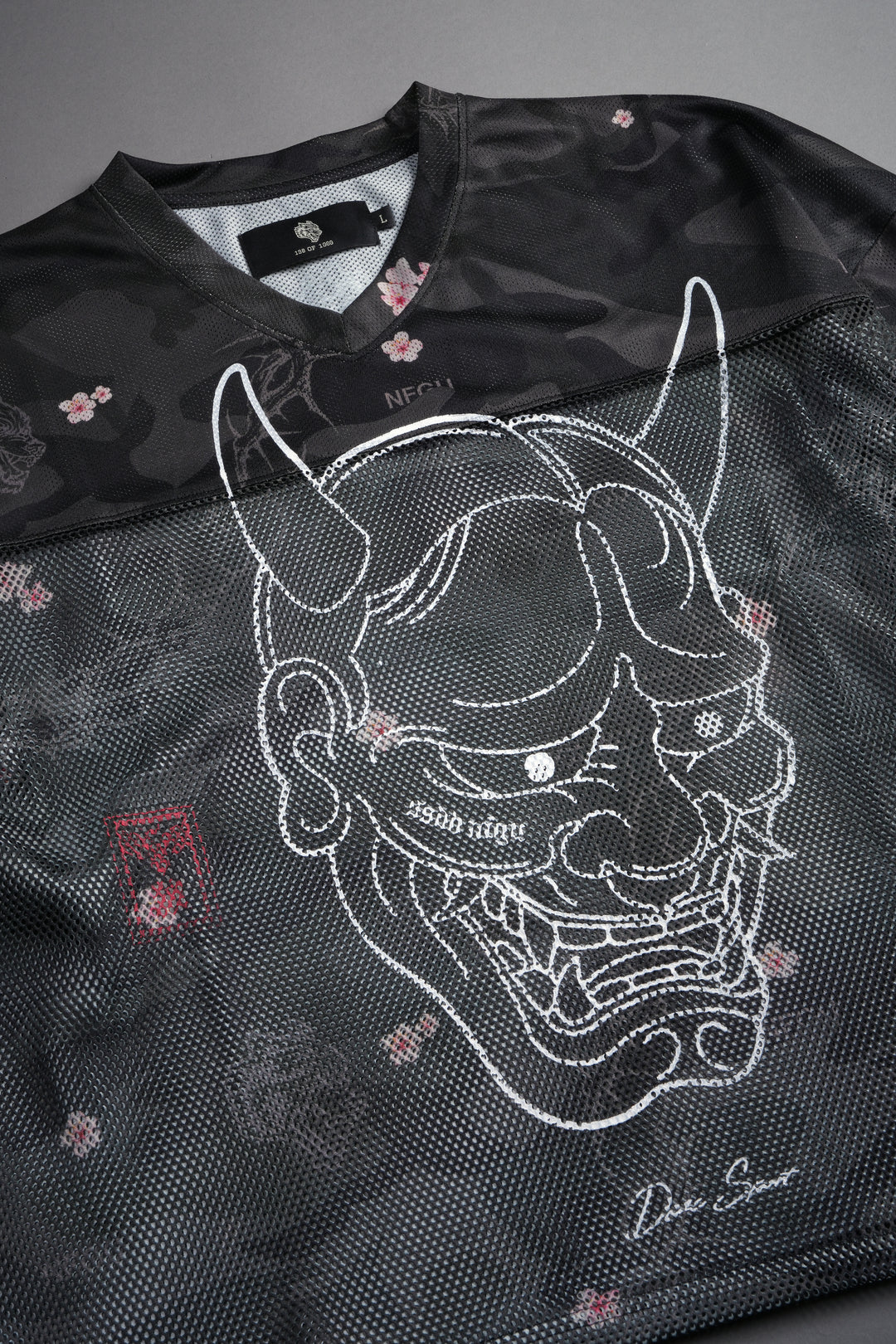 Ghost Oni Emmitt Football Jersey in Warrior In A Garden Black Camo