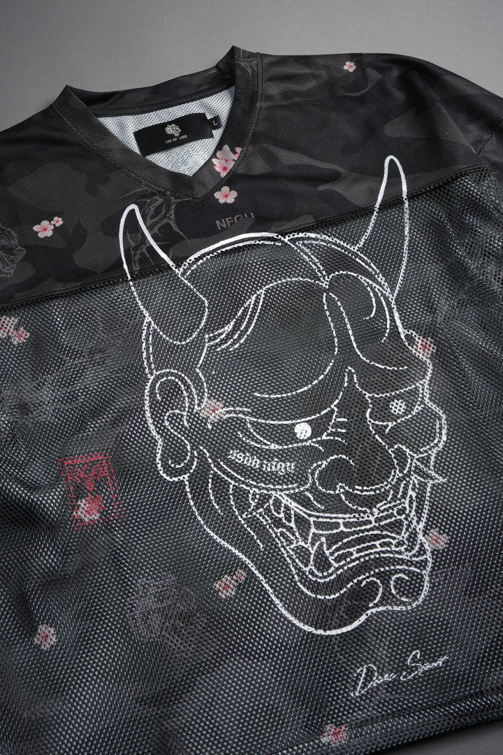 Ghost Oni Emmitt Football Jersey in Warrior In A Garden Black Camo