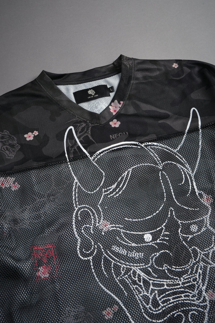 Ghost Oni Emmitt Football Jersey in Warrior In A Garden Black Camo