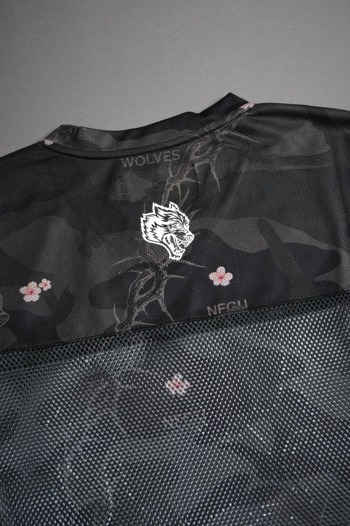 Ghost Oni Emmitt Football Jersey in Warrior In A Garden Black Camo
