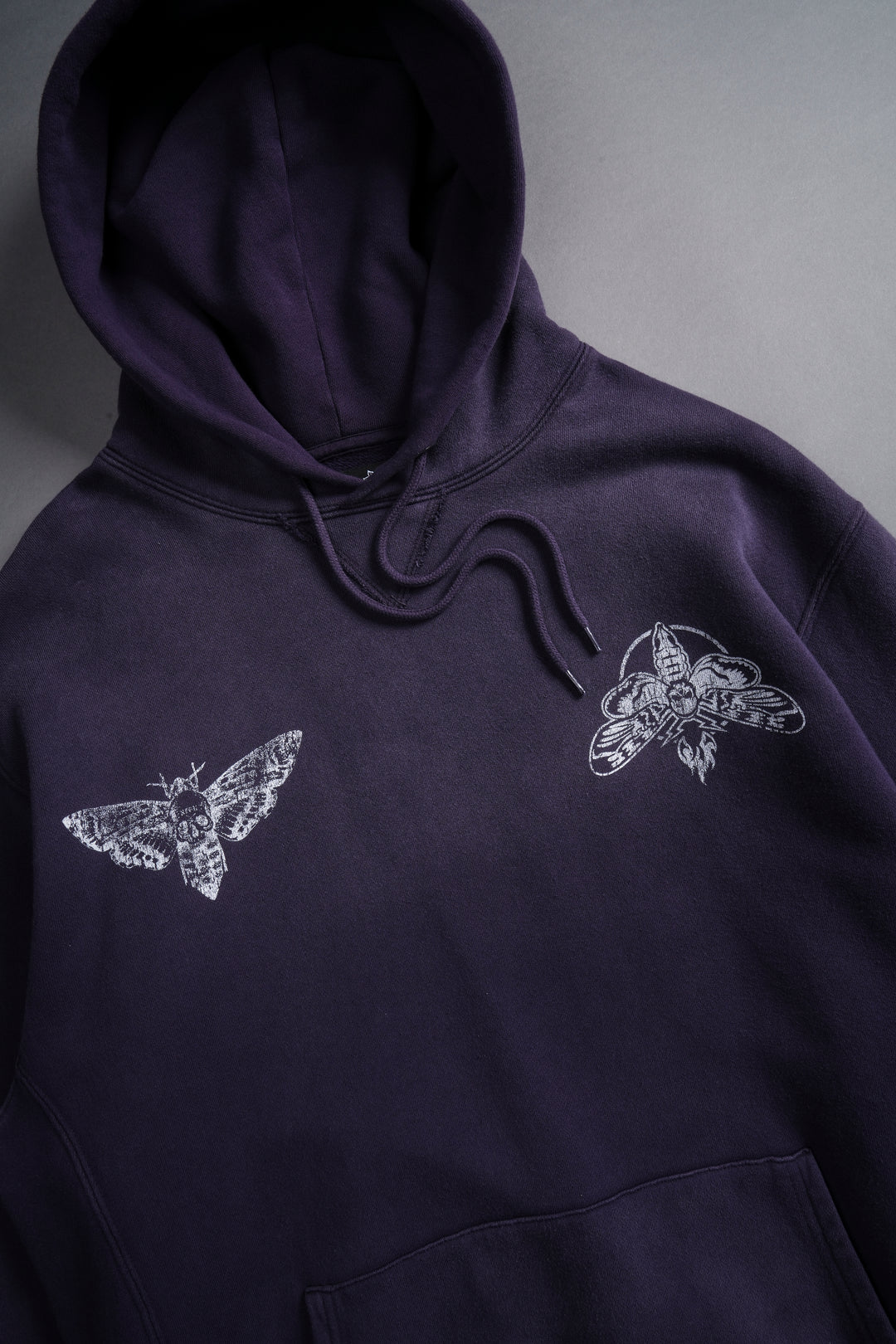 Moth Forever "Dakota" Hoodie in Phantom Purple Sun Fade