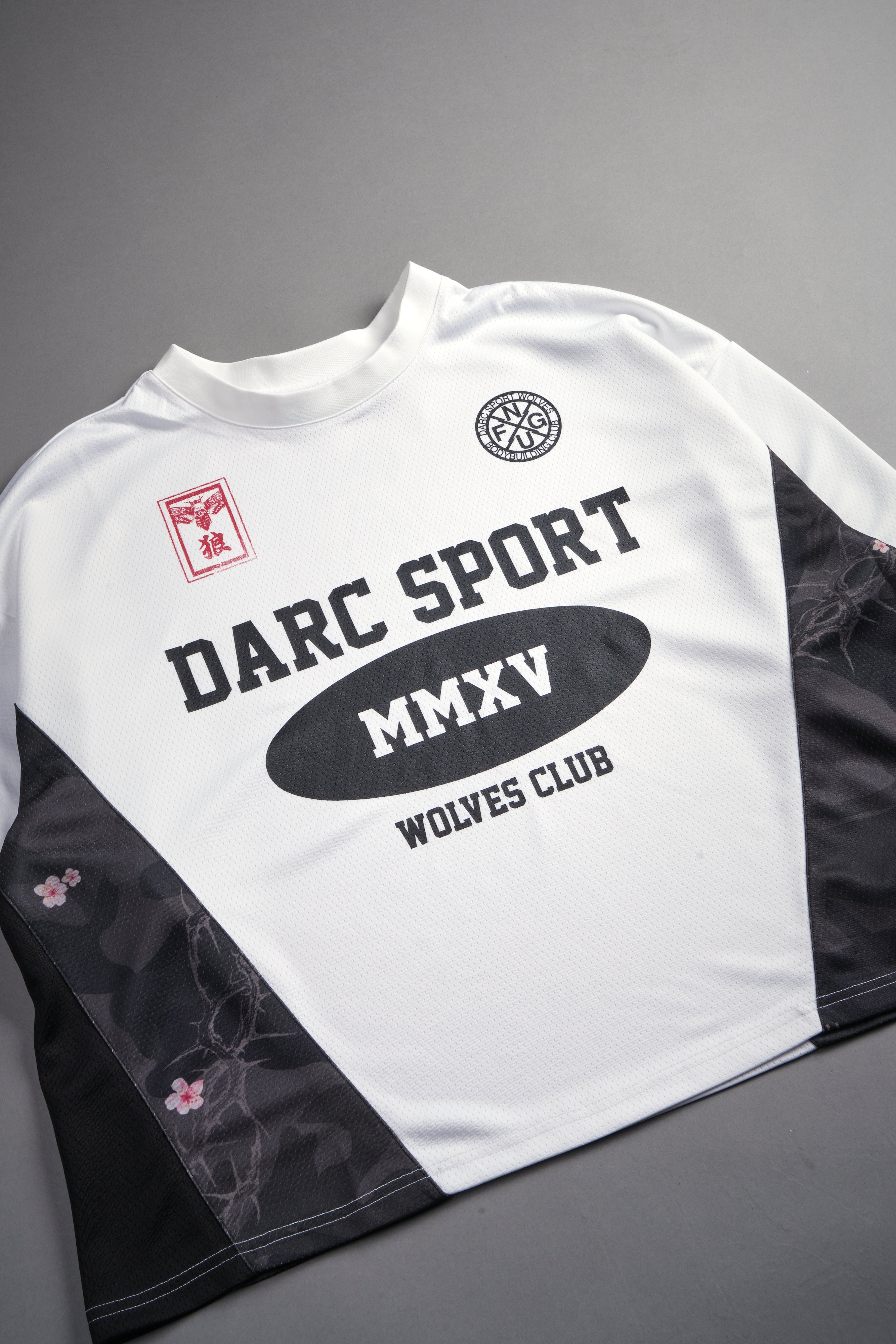 Ds Warrior Naldo Sports Jersey in Cream/Black