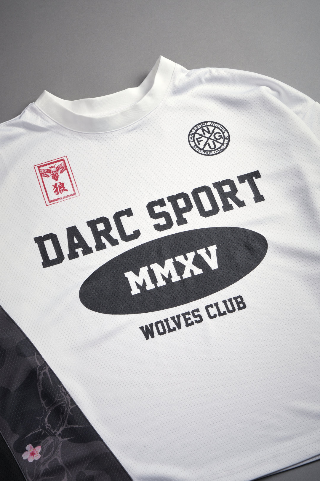 Ds Warrior Naldo Sports Jersey in Cream/Black