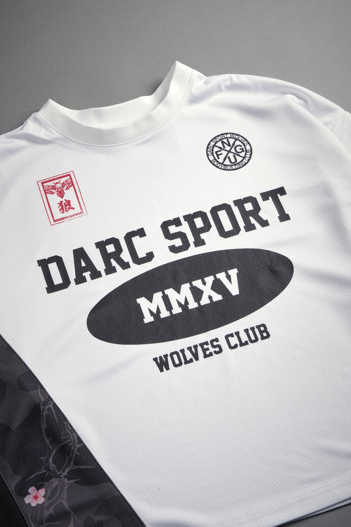 Ds Warrior Naldo Sports Jersey in Cream/Black