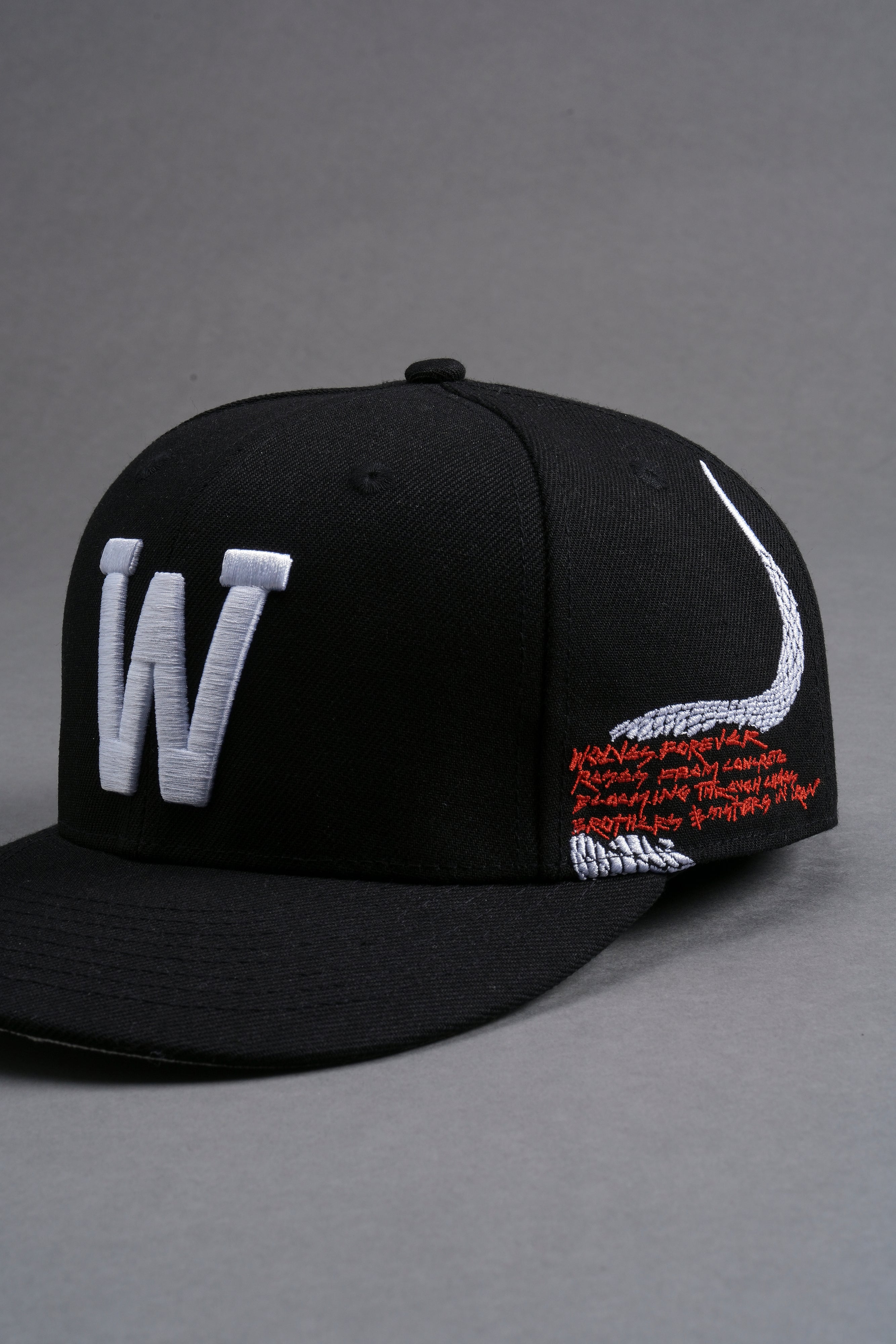 The Snake and The Rose Fitted Hat in Black – DarcSport