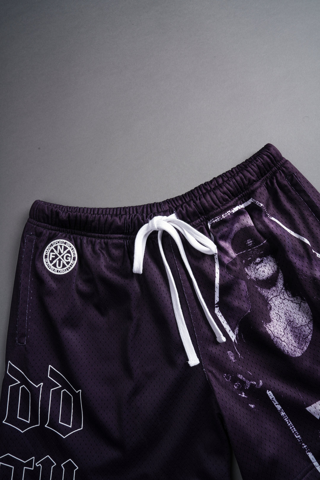 Piledriver Mesh Shorts in Phantom Purple