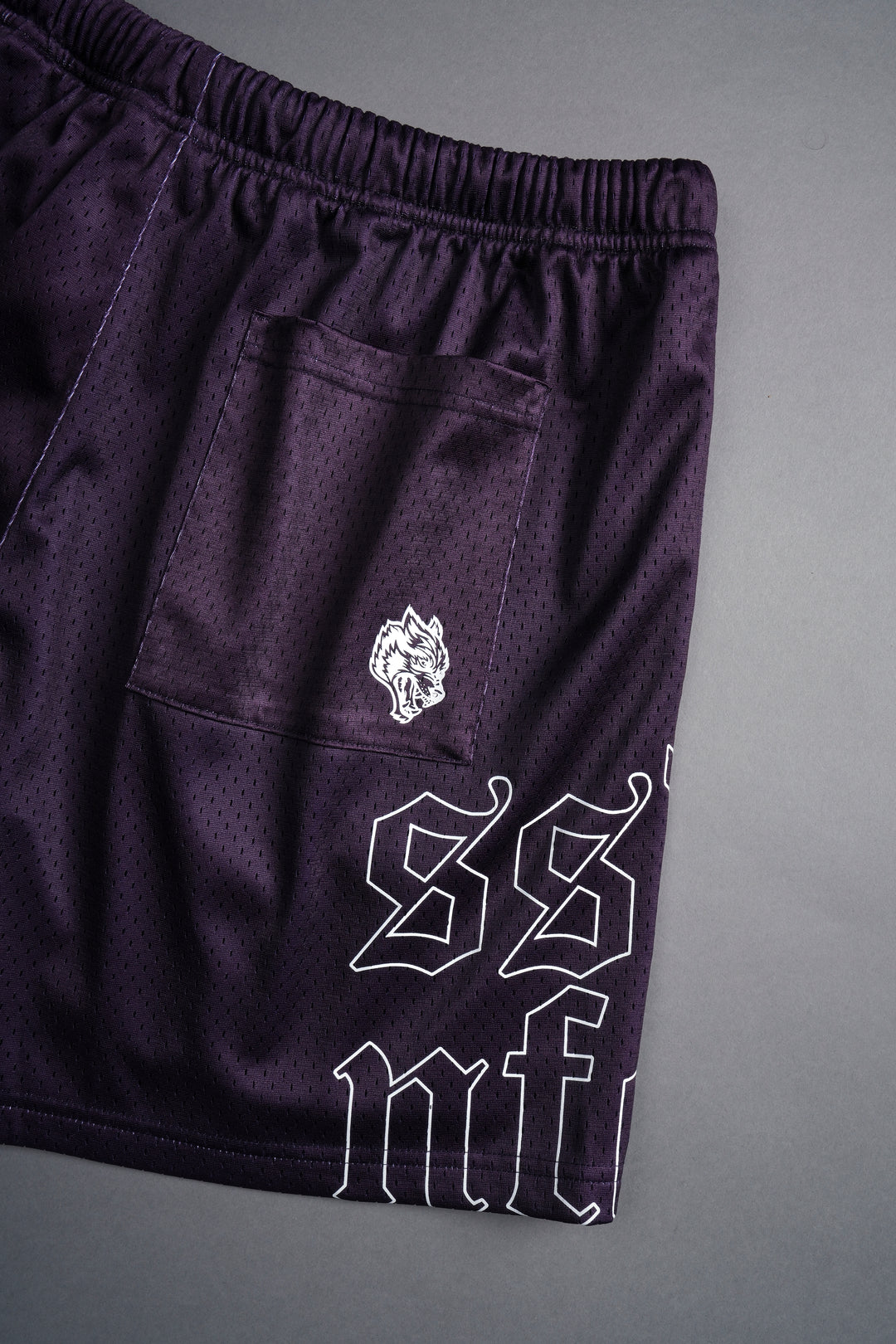 Piledriver Mesh Shorts in Phantom Purple