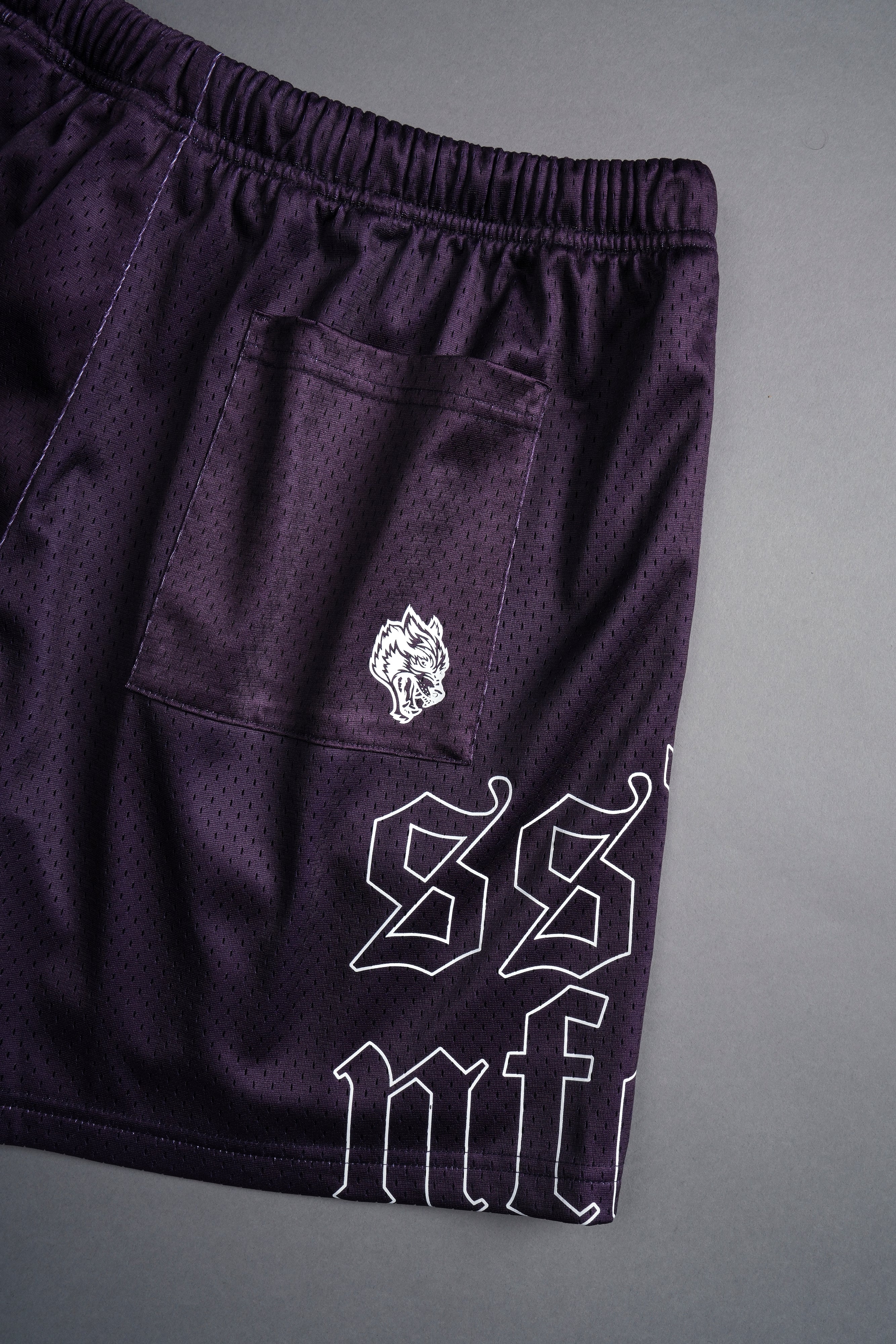 Piledriver Mesh Shorts in Phantom Purple