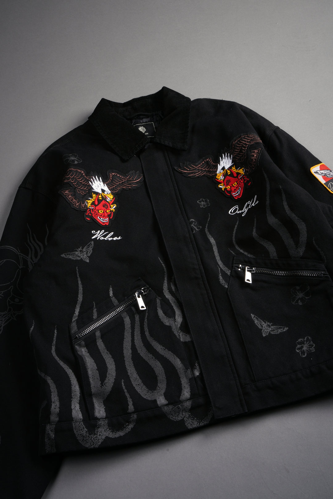 The Eagle & The Oni Earl Jacket in Black