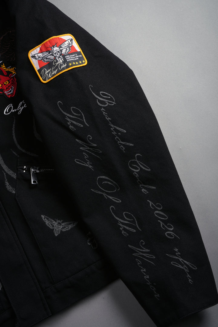 The Eagle & The Oni Earl Jacket in Black