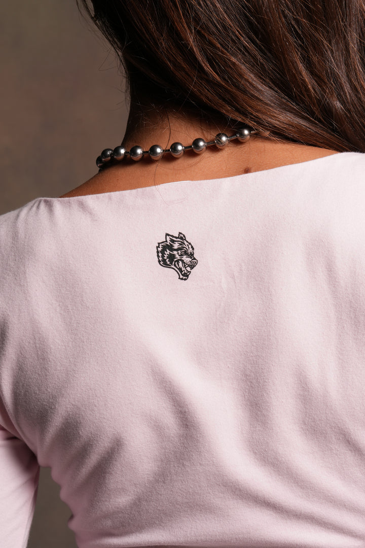 H-D Chopper Solay Eden Squareneck Ls in Blush Pink